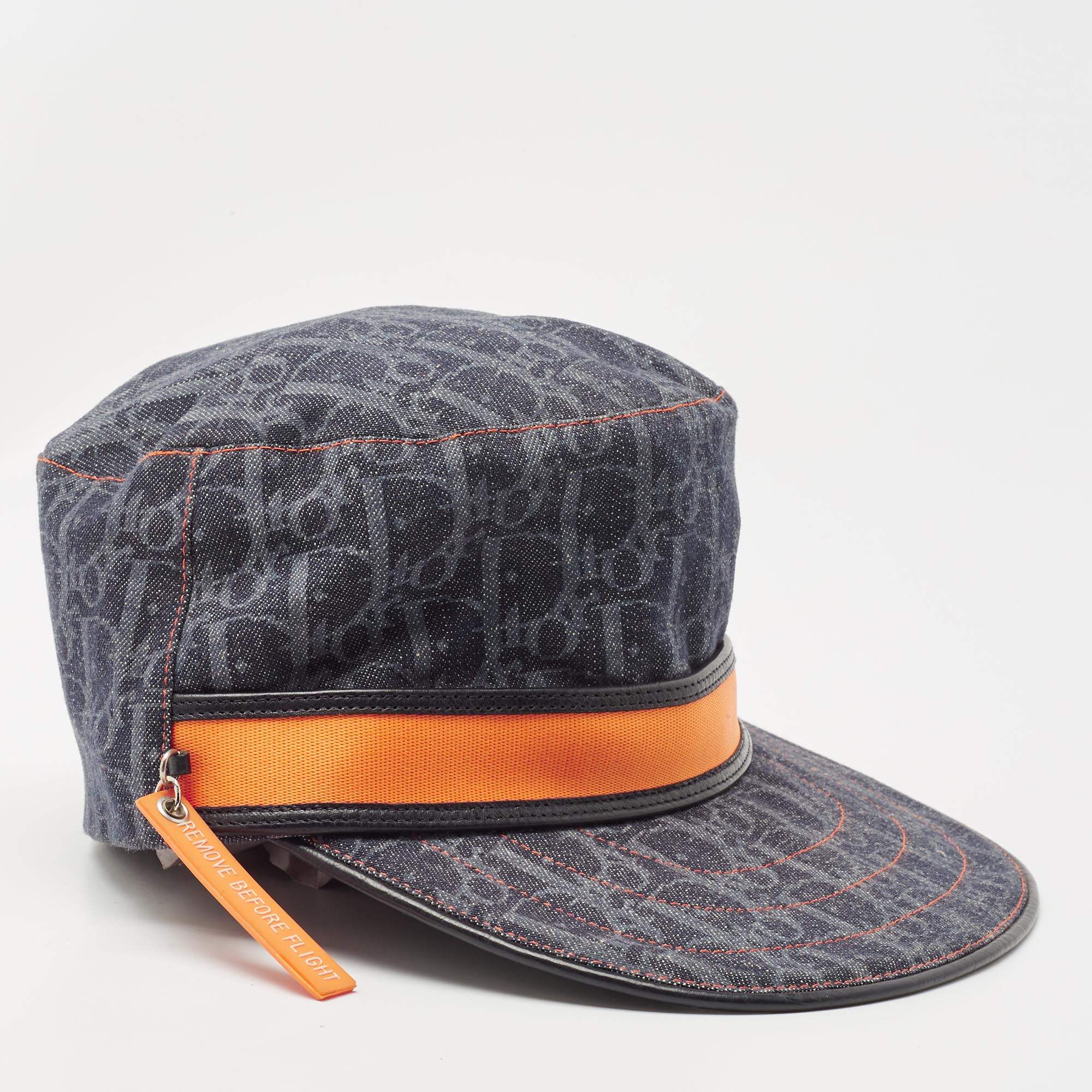 Pre Owned Dior Boutique Diorissimo Canvas Flight Hat 
