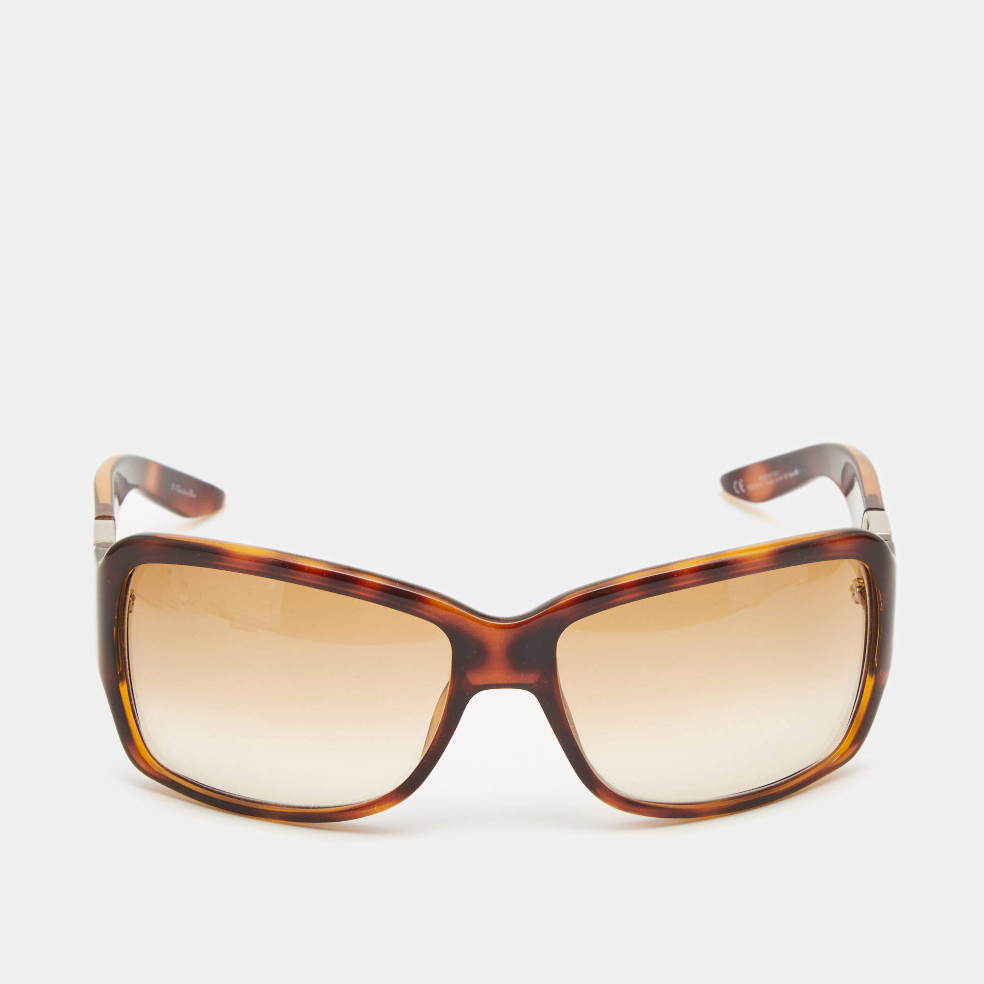 Dior Brown Day 1 Gradient Rectangular Sunglasses 