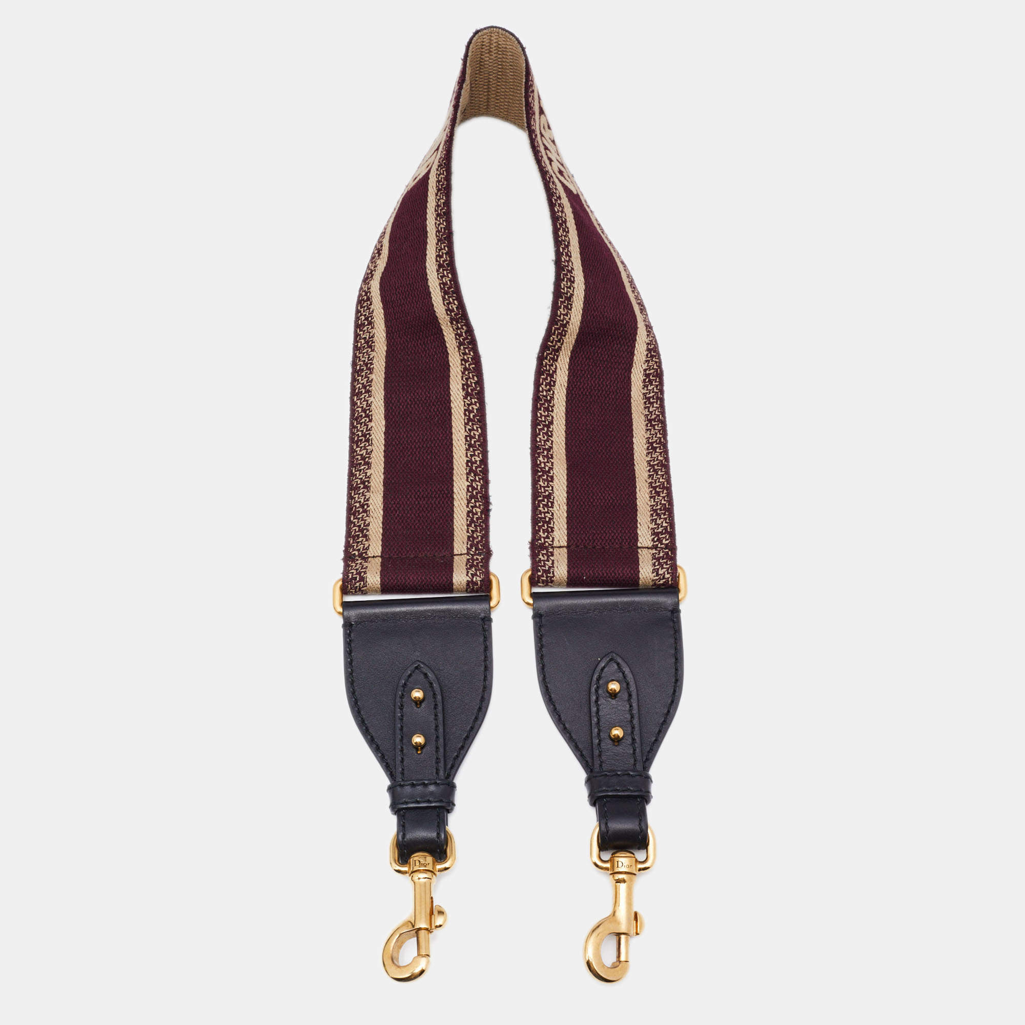 Dior Multicolor Canvas and Leather Shoulder Bag Strap