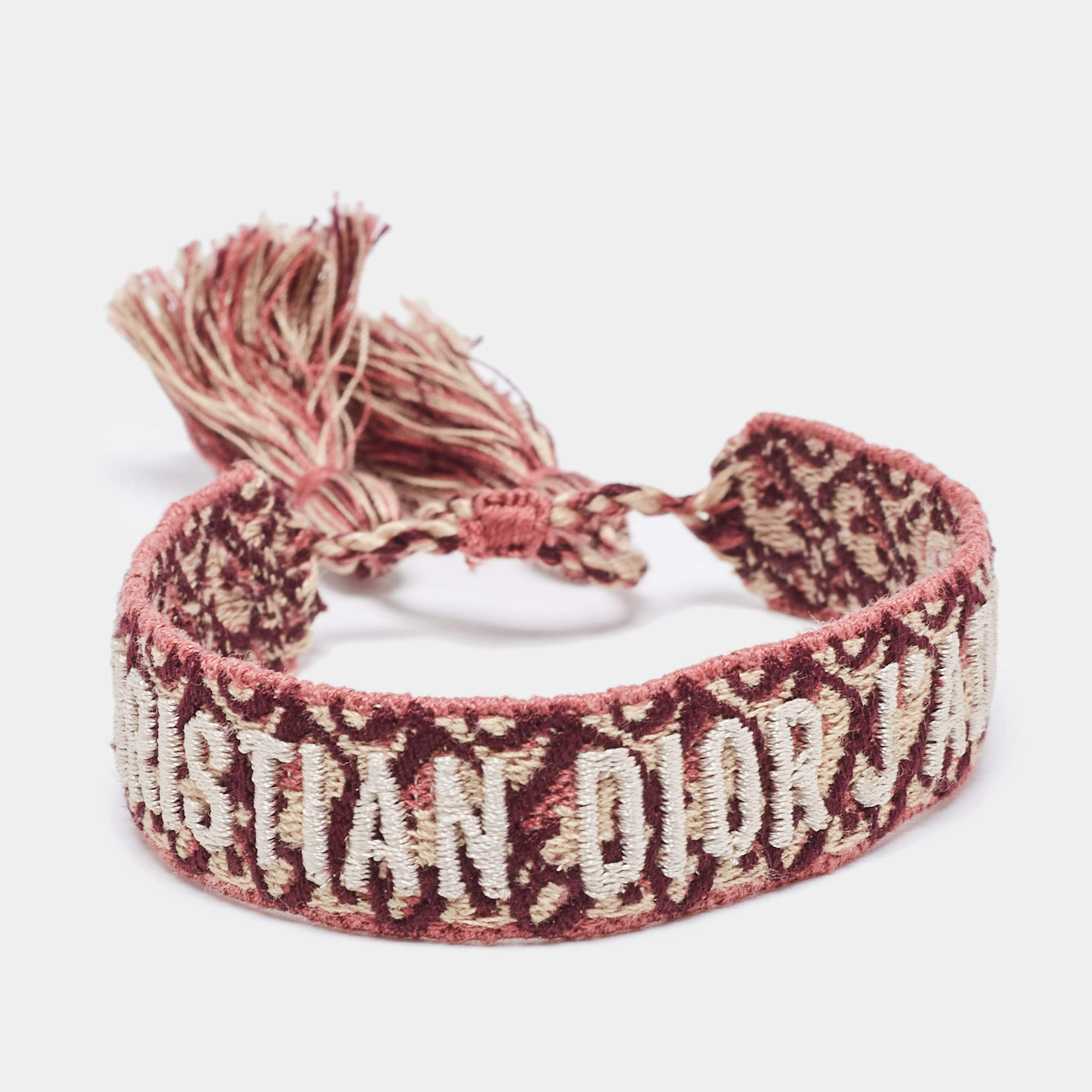 Dior J'Adior Woven Fabric Adjustable Bracelet