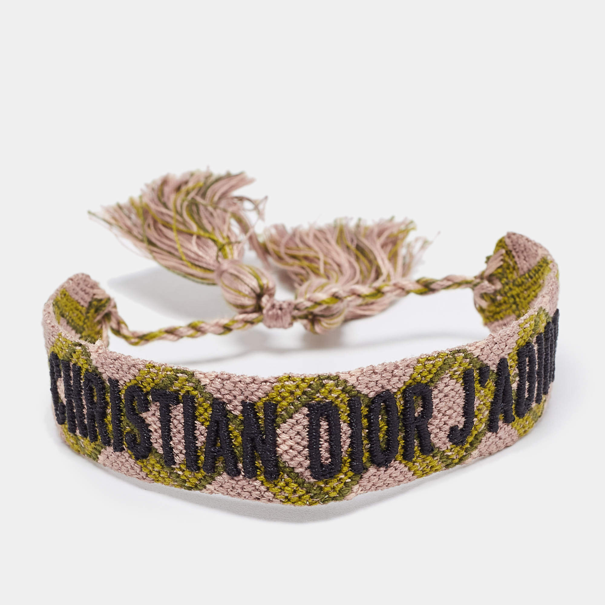 Dior J'Adior Woven Fabric Adjustable Bracelet