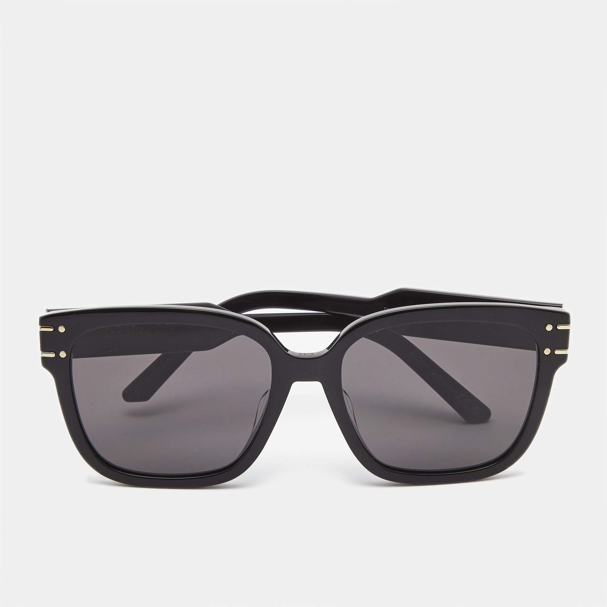 Dior Black /Gold Dior Signature S7F Square Sunglasses