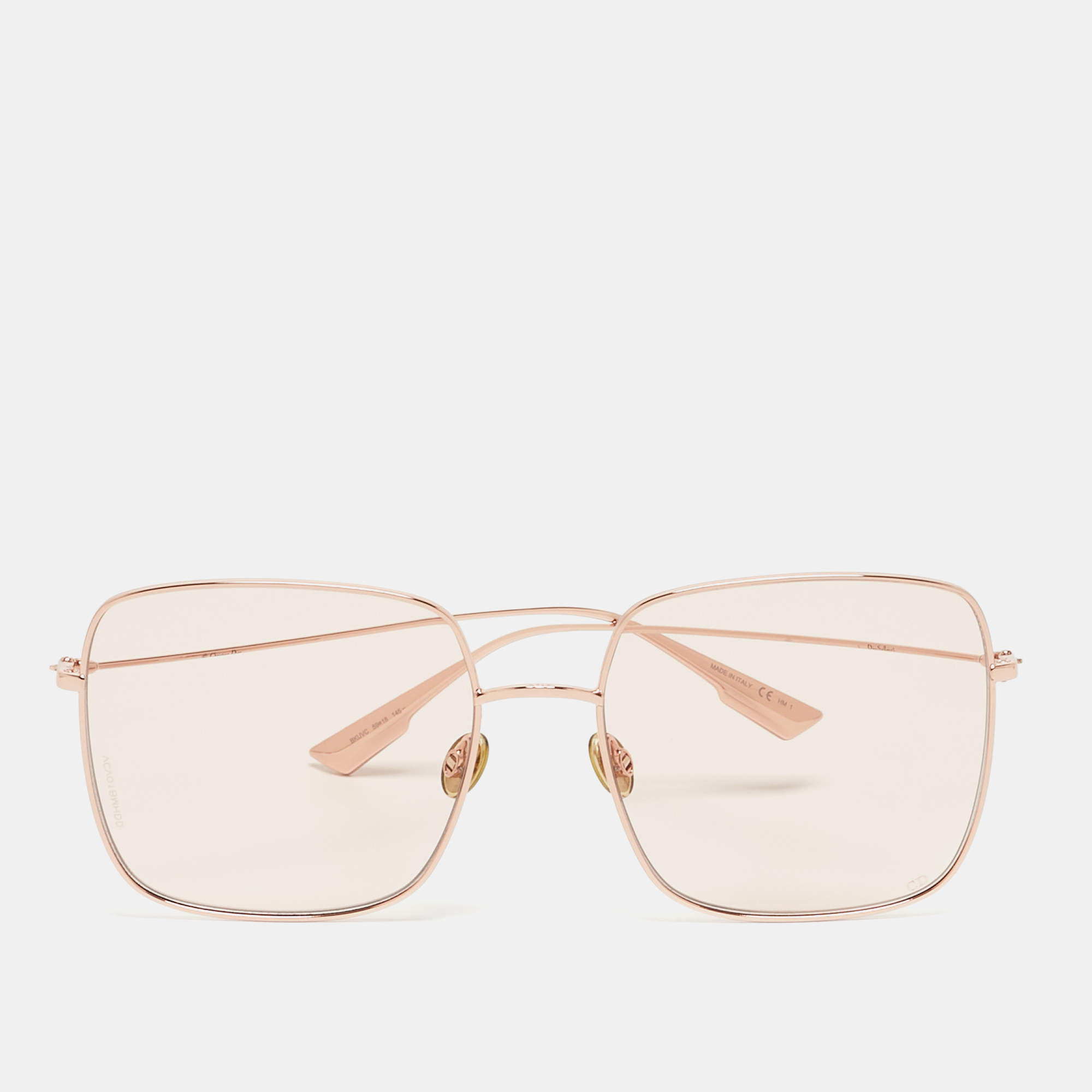 Dior Peach Stellaire Oversized Sunglasses