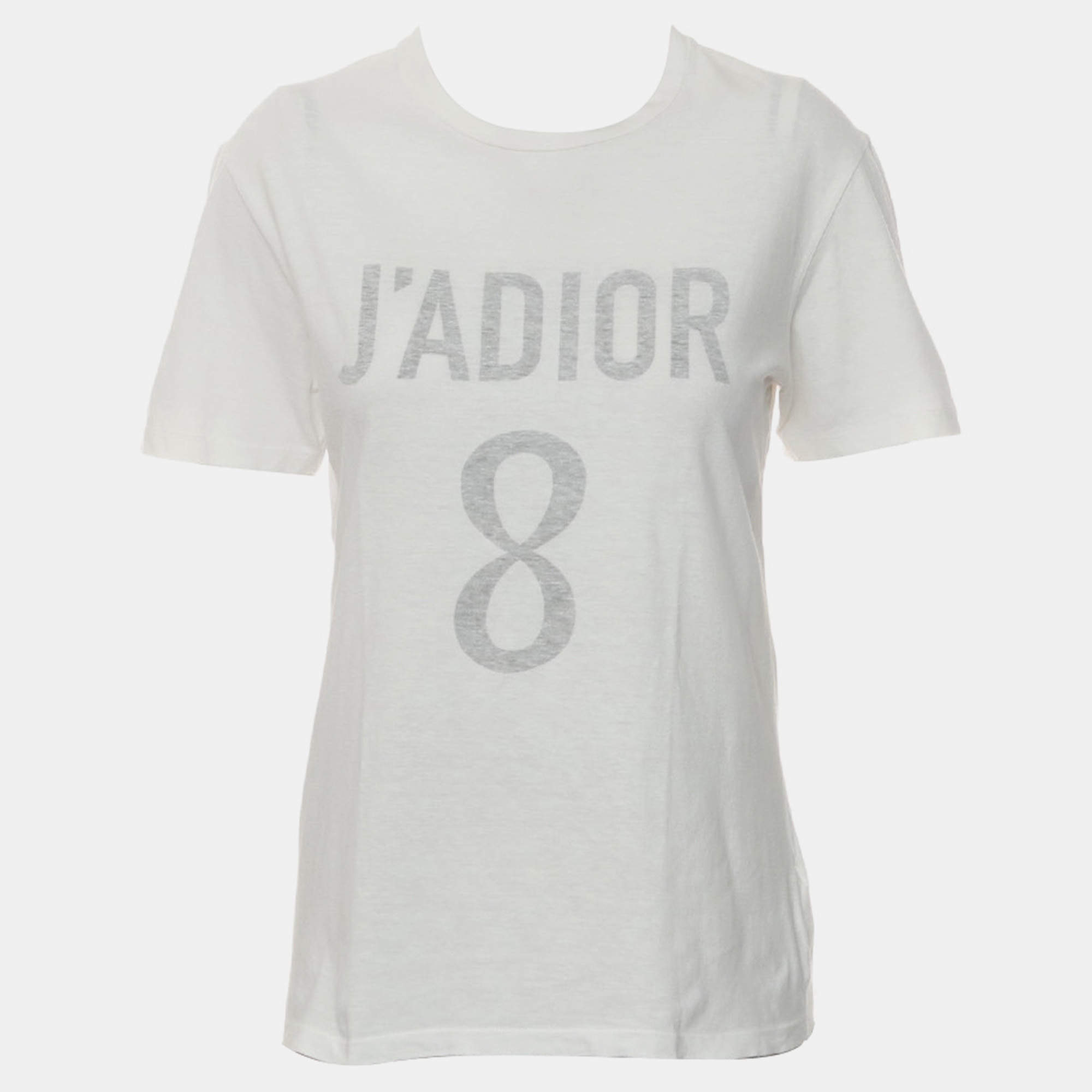 مملوكة مسبقًا Dior J'Adior 8 White T-Shirt