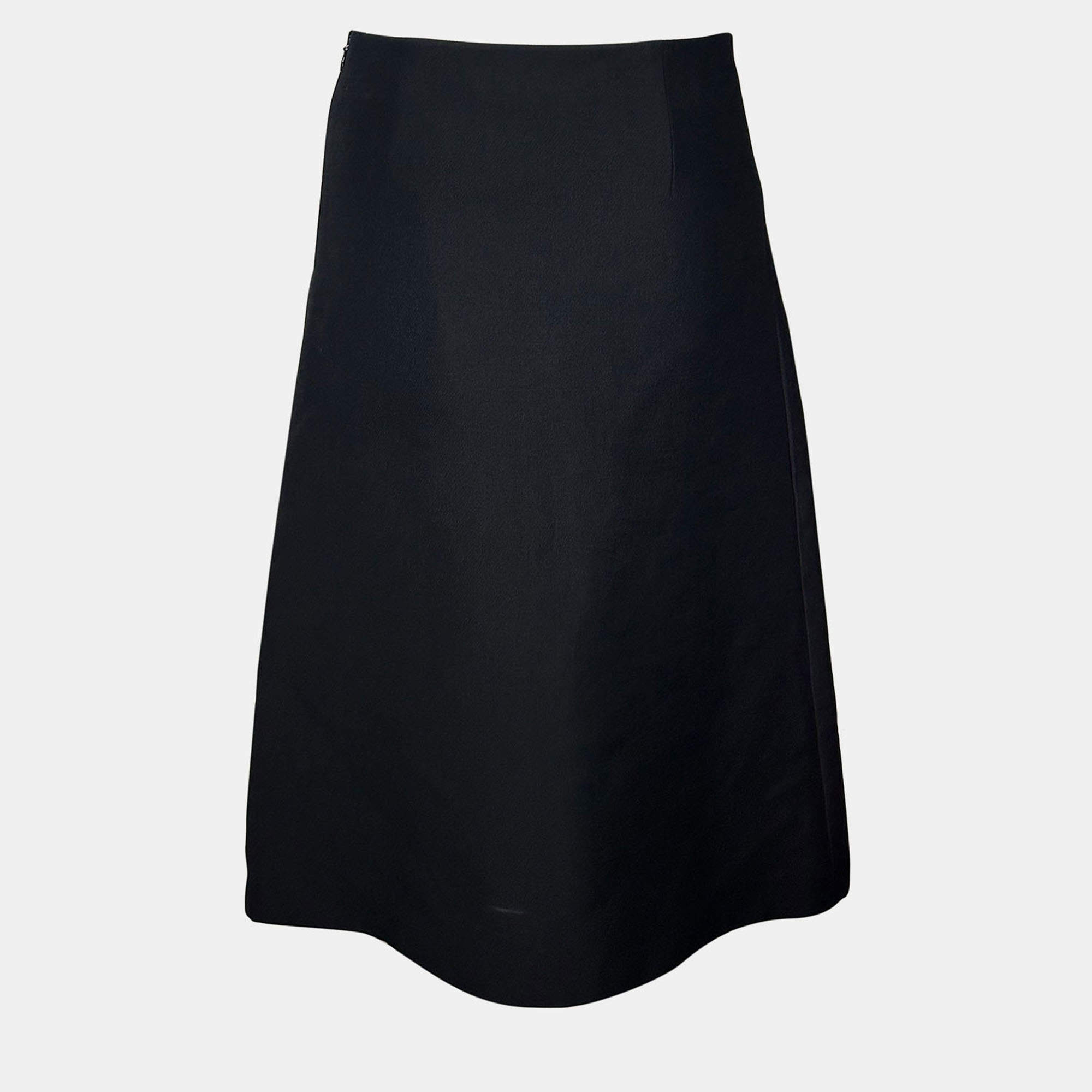 Pre Owned Dior Black Mid-Length Skirt