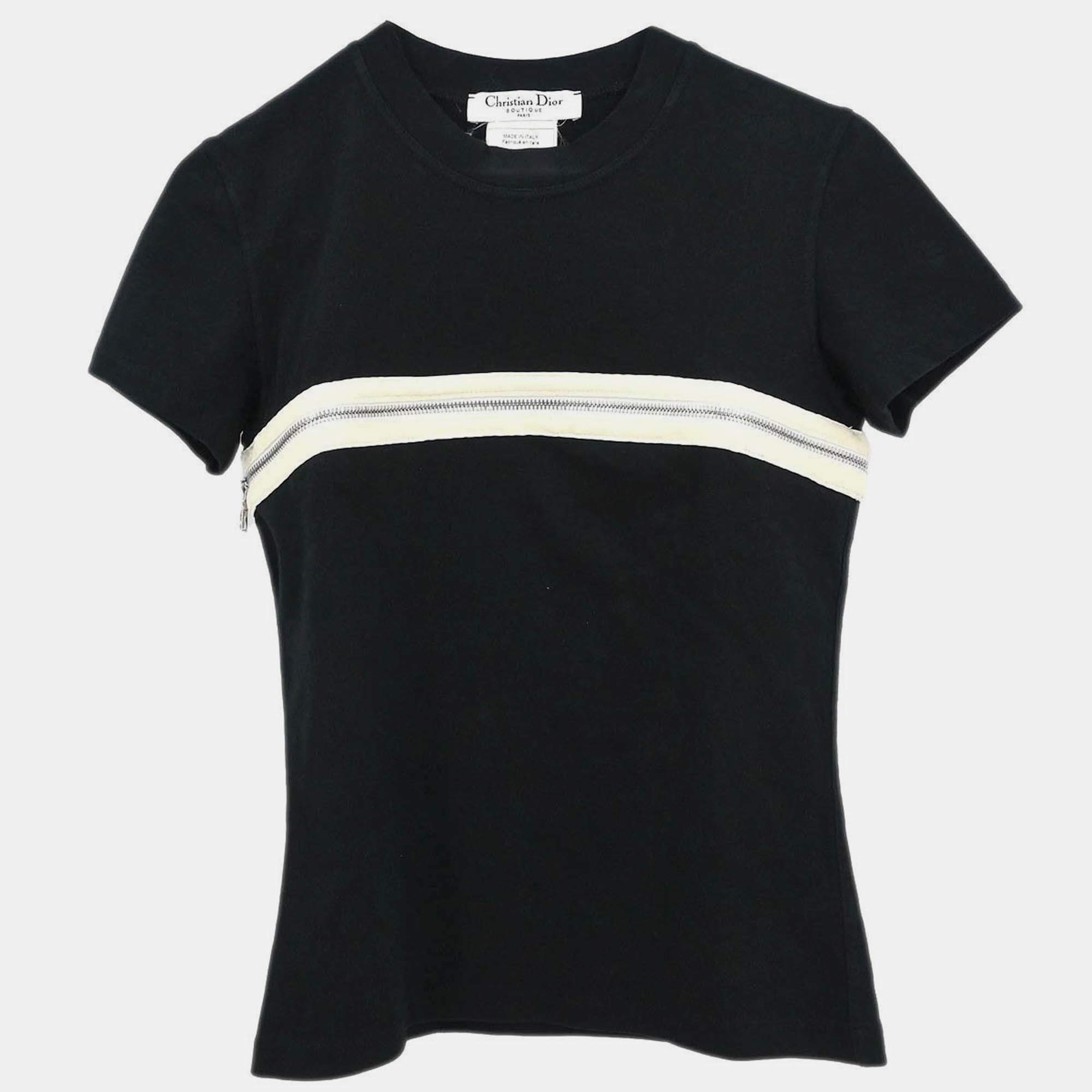 Pre Owned Christian Dior Short Sleeve T-shirt Black #38