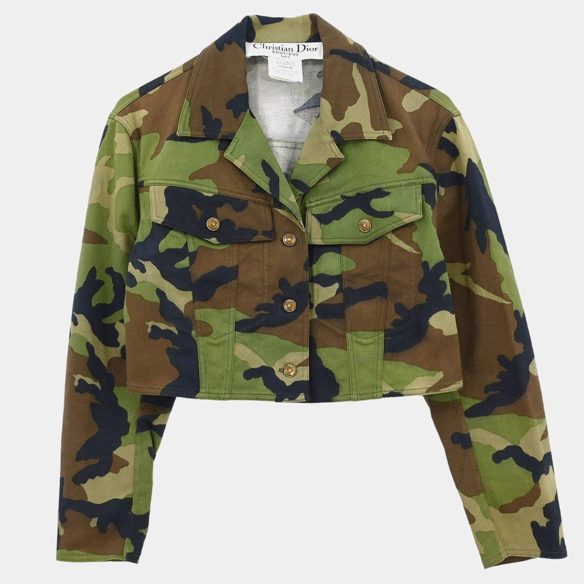 مملوكة مسبقًا Christian Dior Jacket Camouflage Khaki #38
