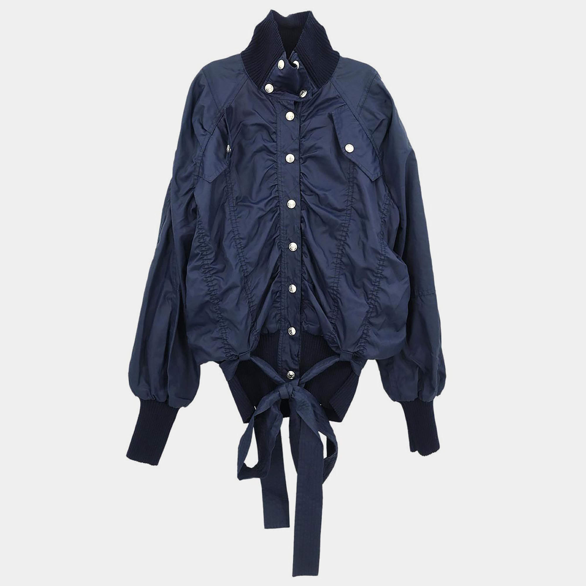 Pre Owned جاكيت كريستيان ديور بأزرار مفردة كحلي #36