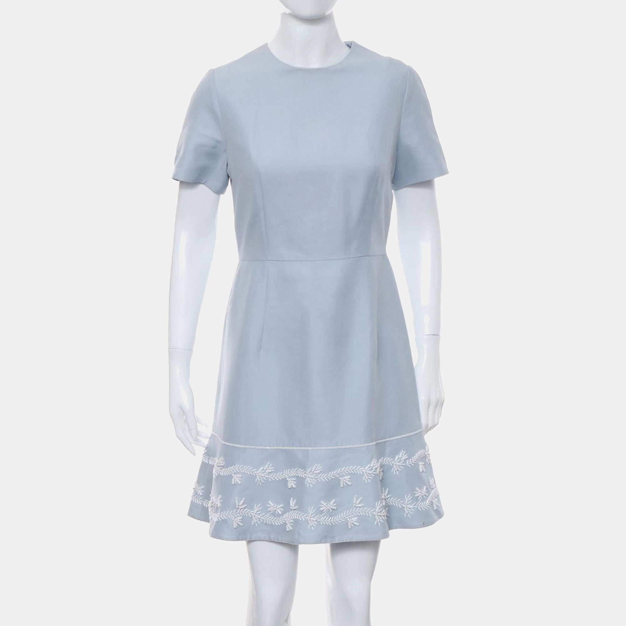 Christian Dior Navy Blue Oblique Jersey Mini Dress S Dior | TLC UAE