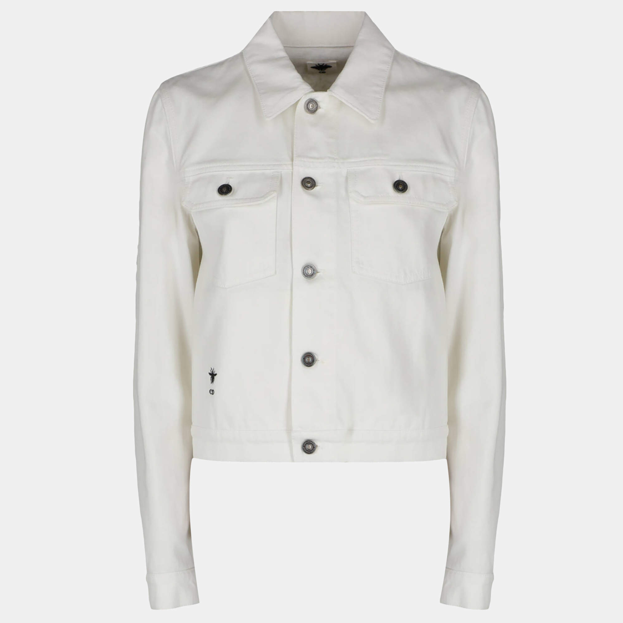 Pre Owned Dior  Women's Cotton Jacket - White - XS