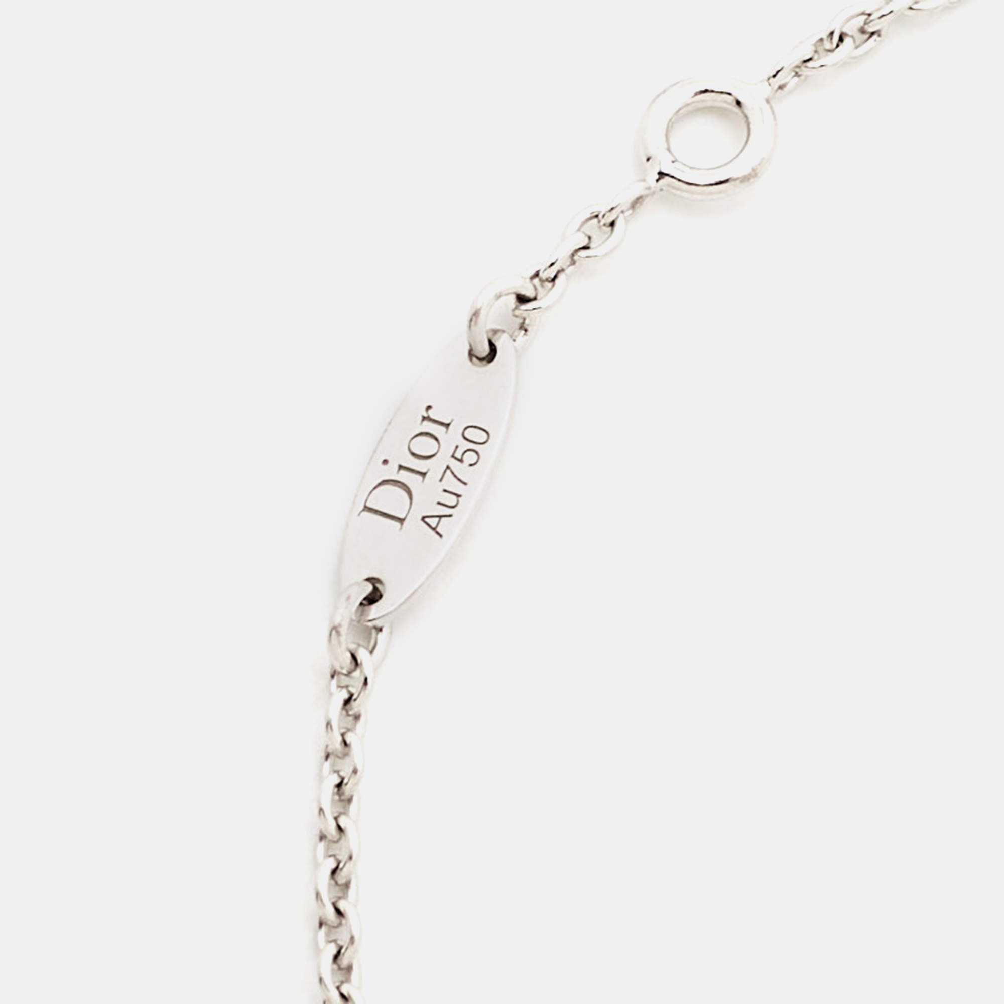 Christian Dior Bracelet ose Des Vents Star White Shell 3P Diamond