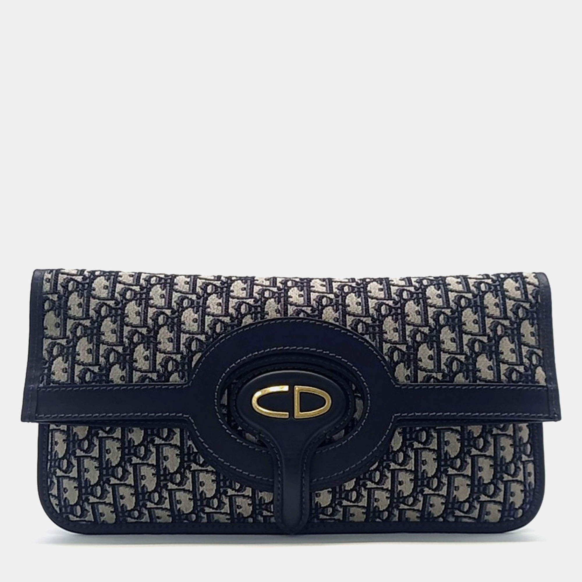 Christian Dior Oblique Folding Clutch