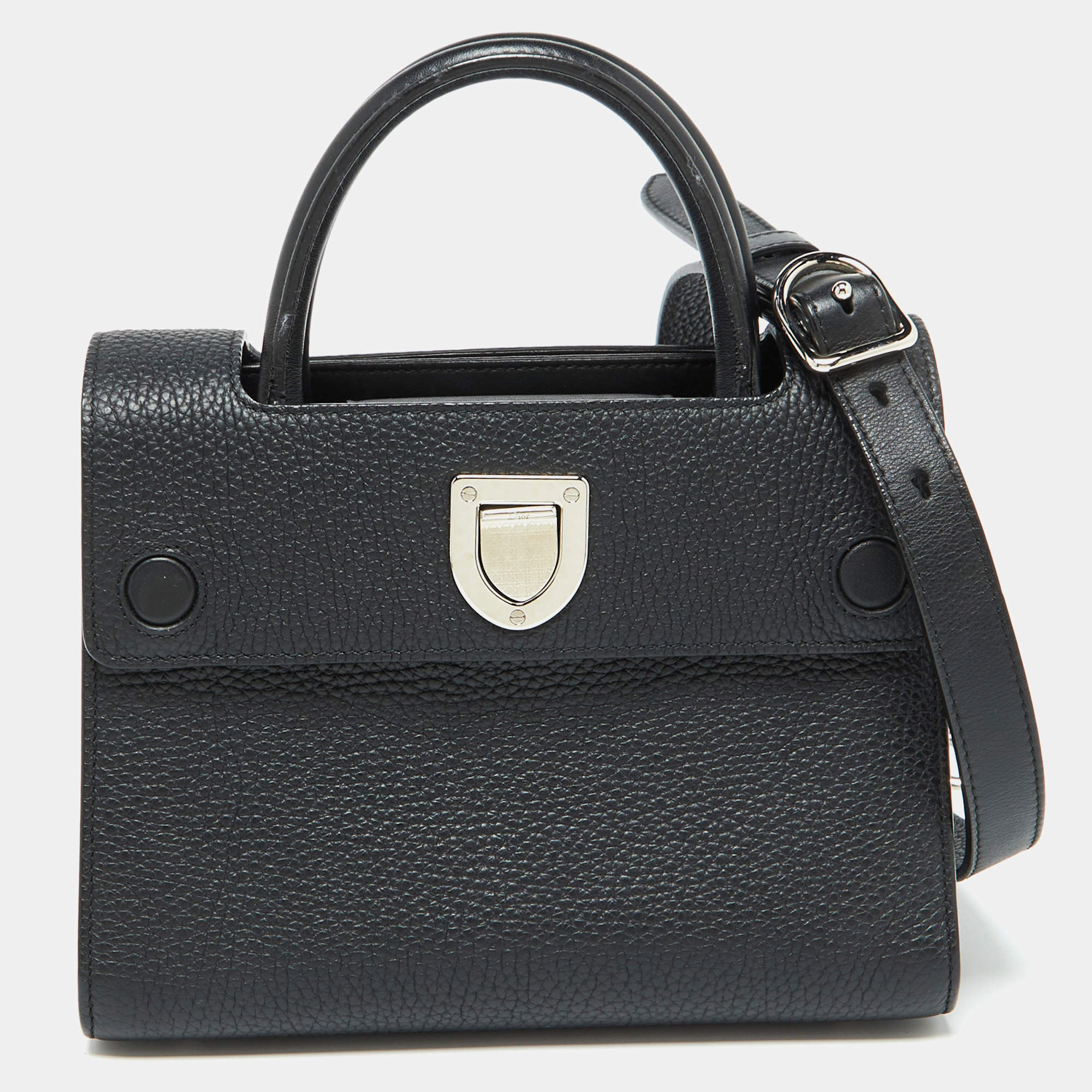 Dior Black Leather Mini Diorever Tote