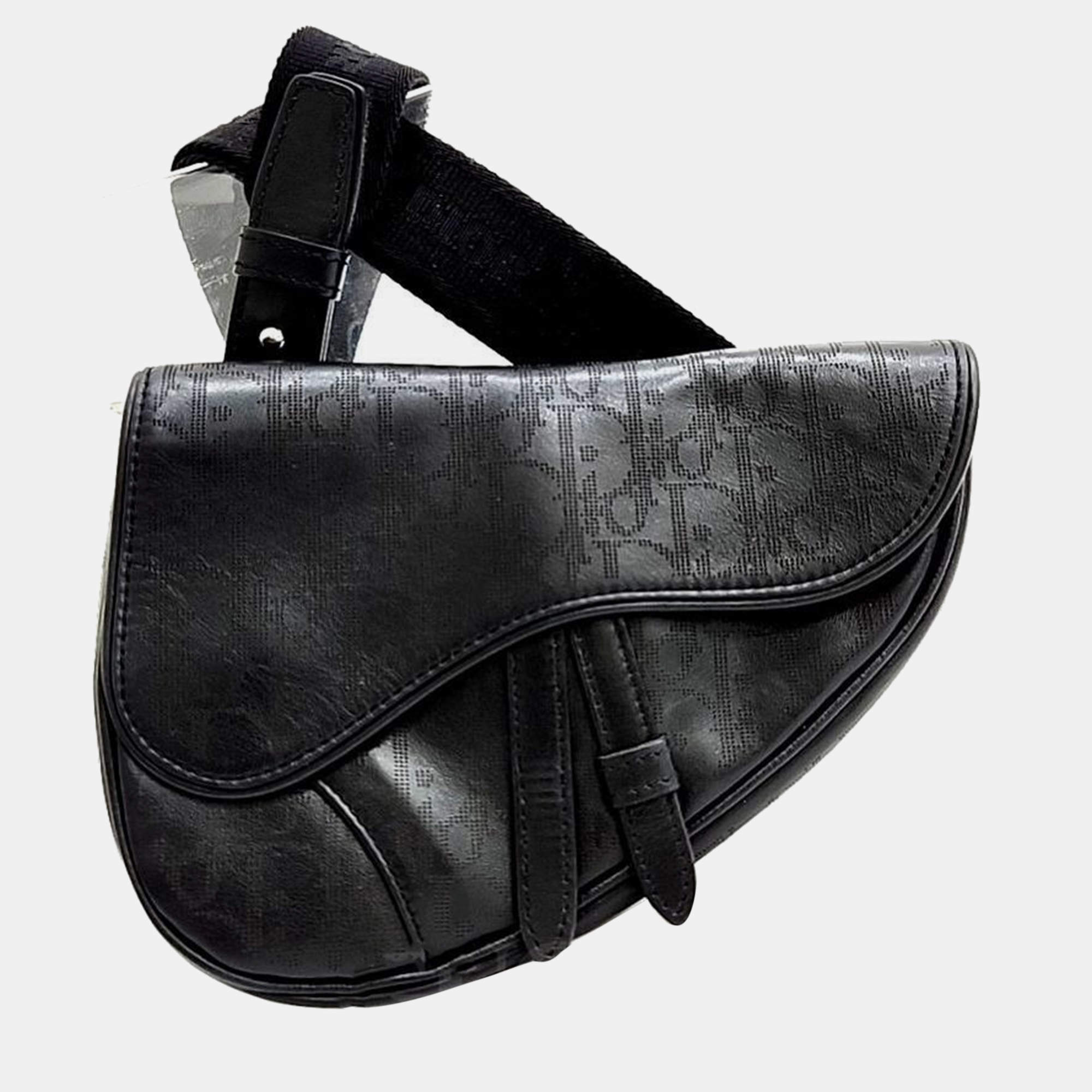Pre Owned Dior Homme Saddle Belt Mini Bag