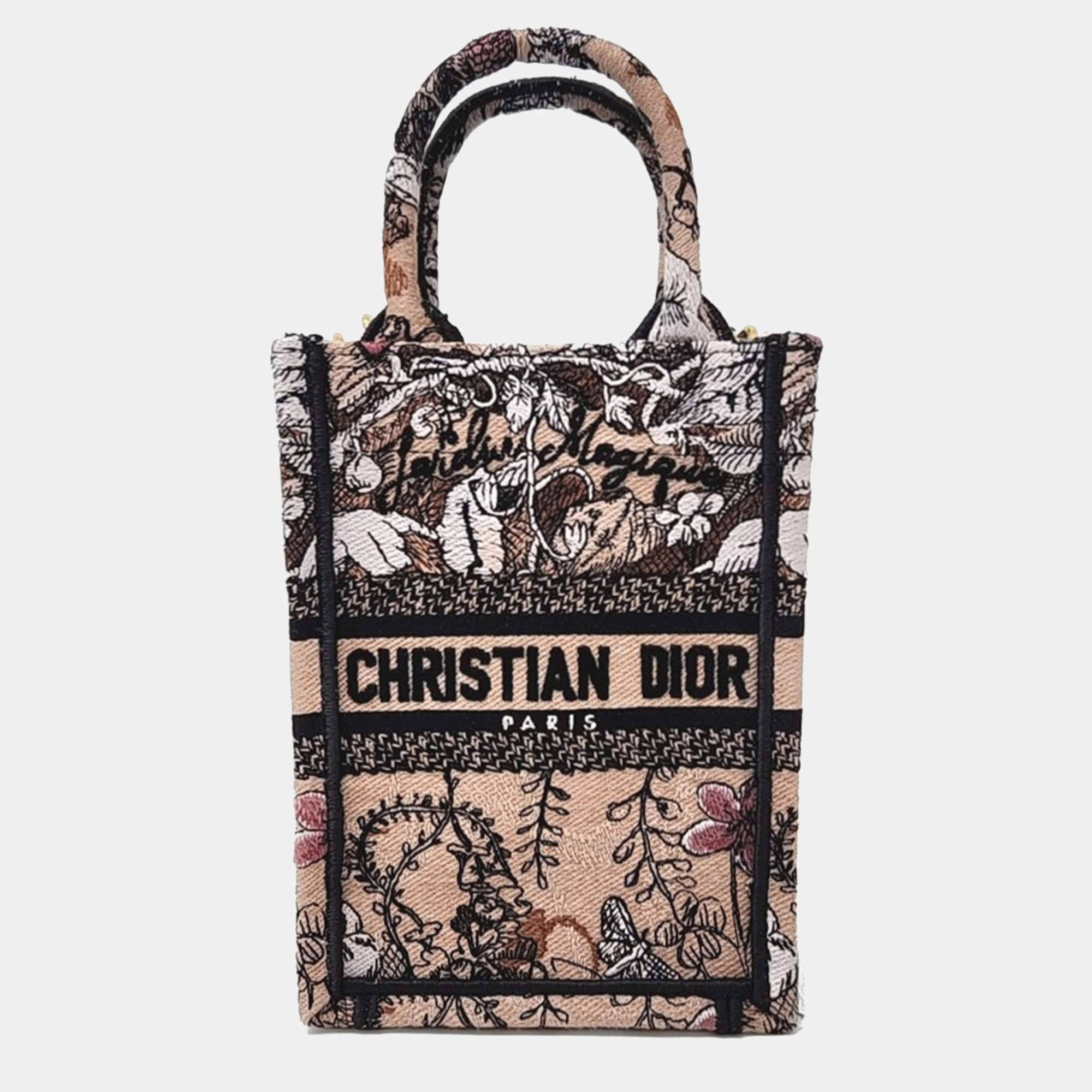 Christian Dior Book Tote Mini Cell Phone Bag