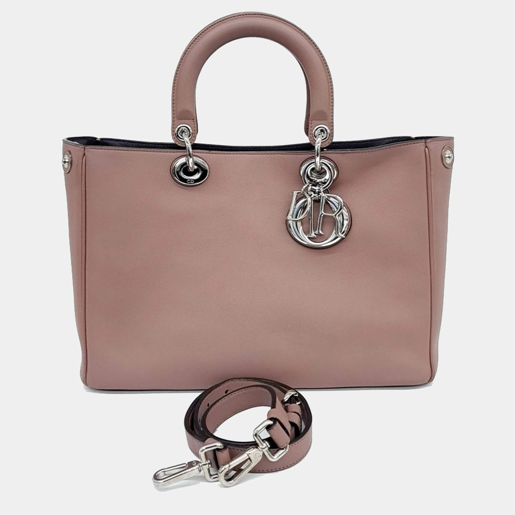 Dior Pink Leather Diolissimo bag