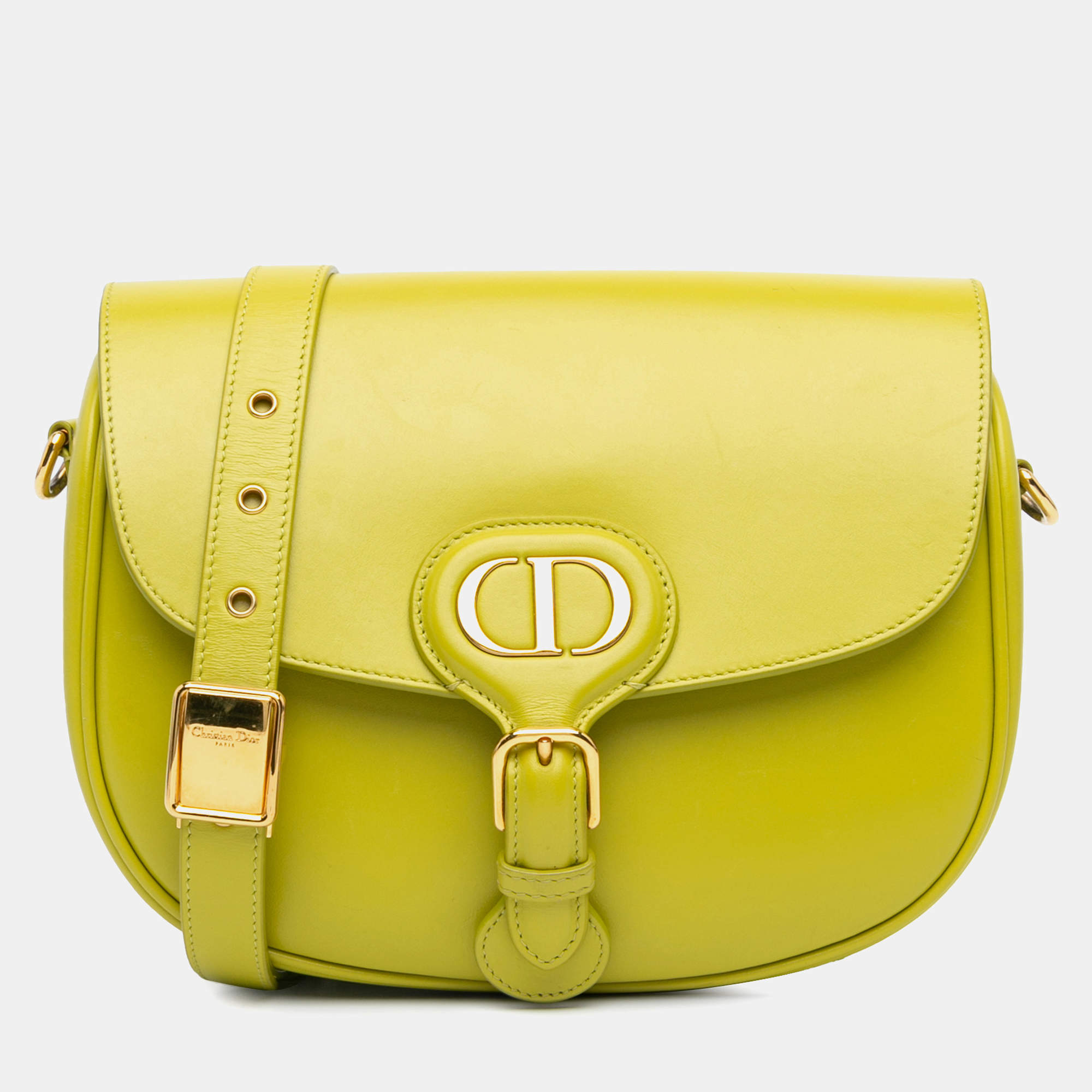 Dior Green Medium Leather Bobby Crossbody Bag