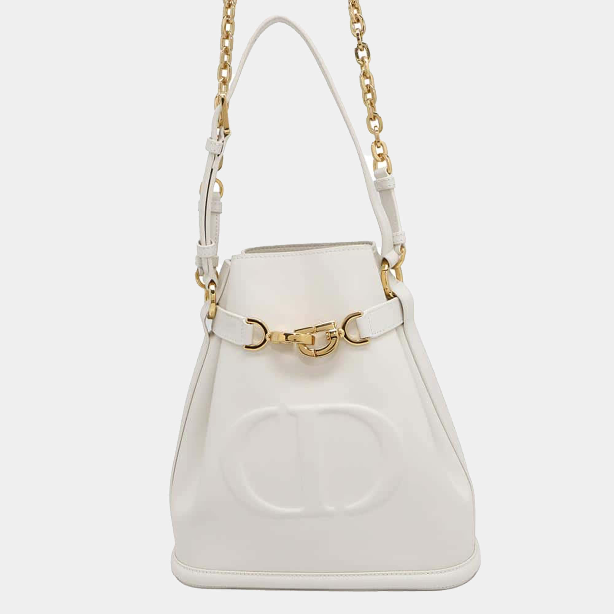 Dior Latte Calf Leather Medium C'est Dior Shoulder Bag