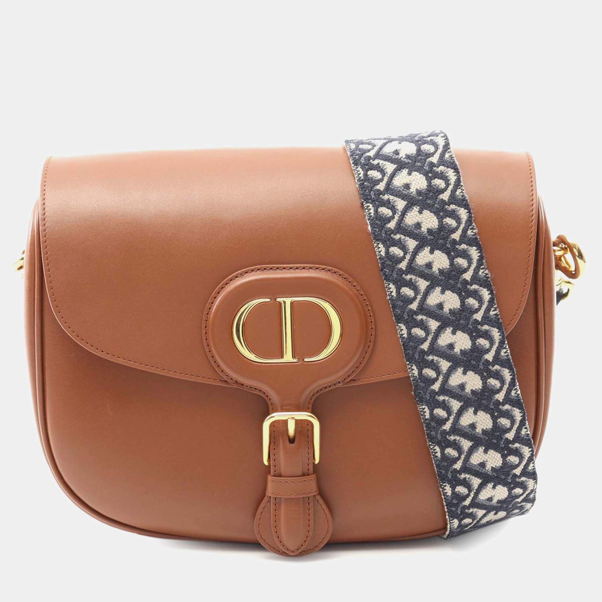Dior Brown Large Smooth Calfskin Bobby Crossbody