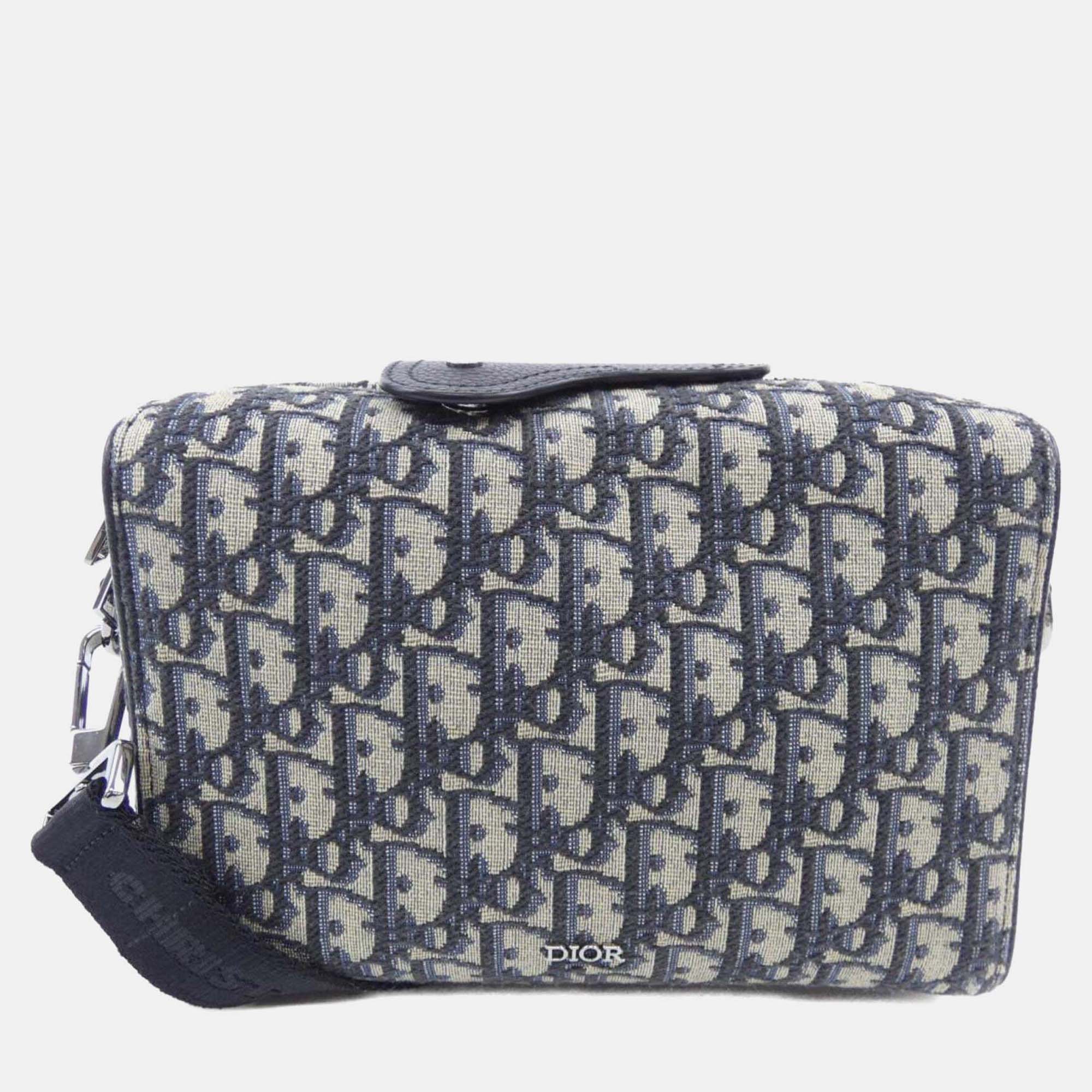 Dior Oblique Canvas Shoulder Bag