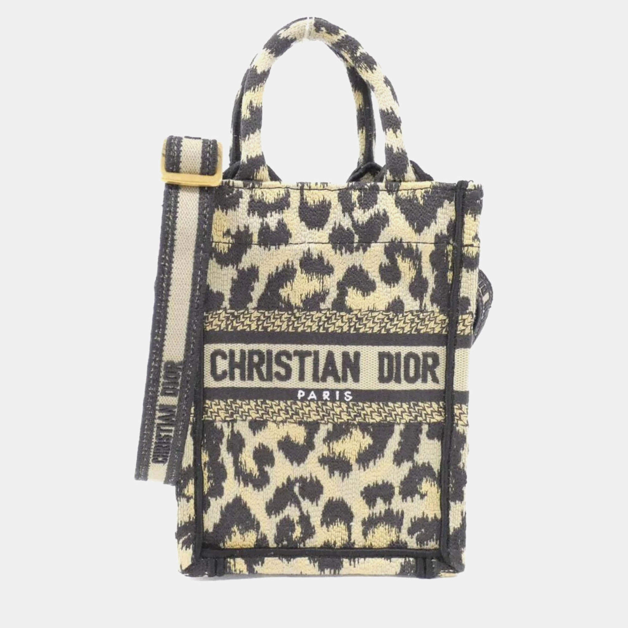 Christian Dior Book Tote Mini Vertical Handbag
