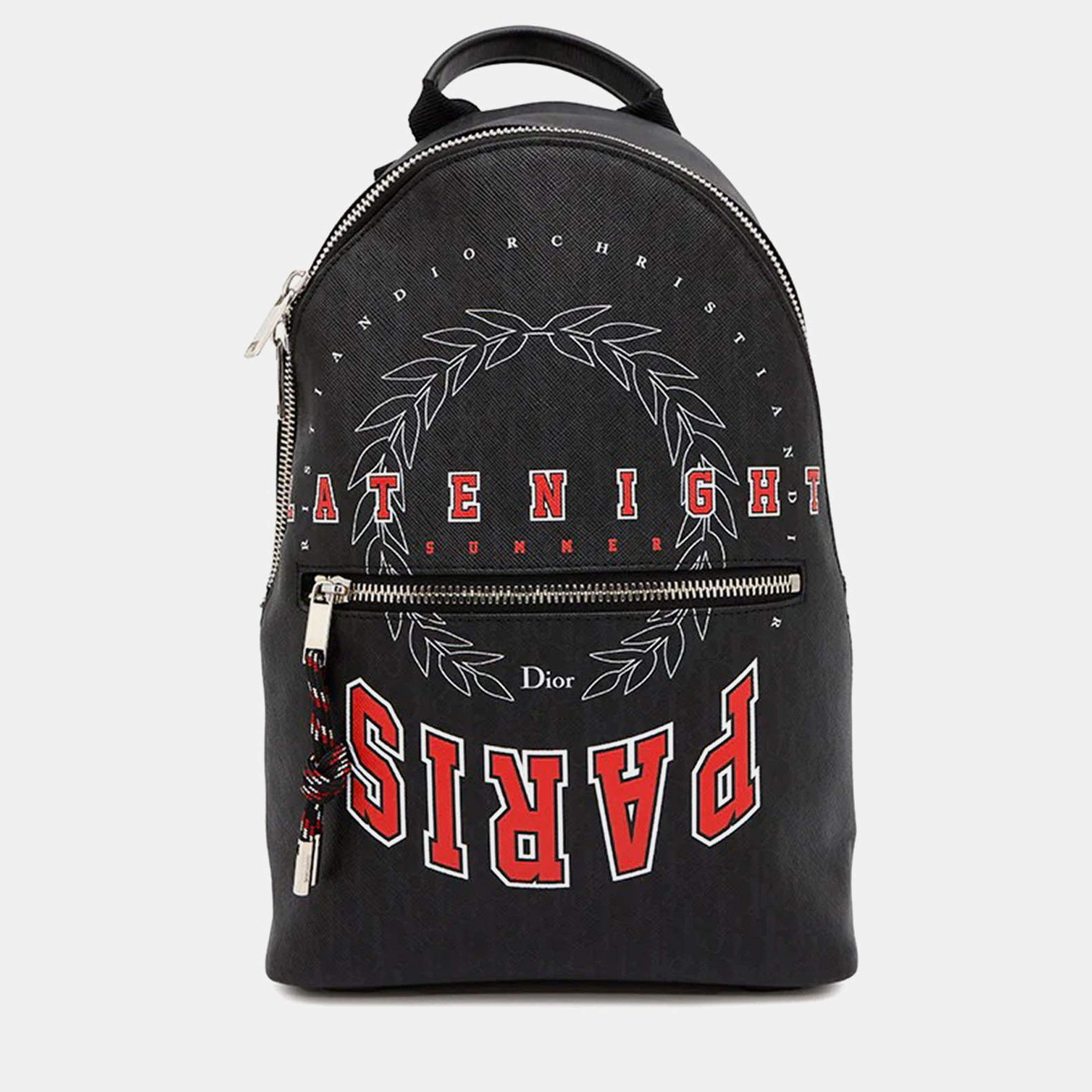 【無料郵送/関税込/正規品】 Dior Gallop Backpack Black Graine Christian Dior 'Gallop Mini' Backpack – Fashionably Yours