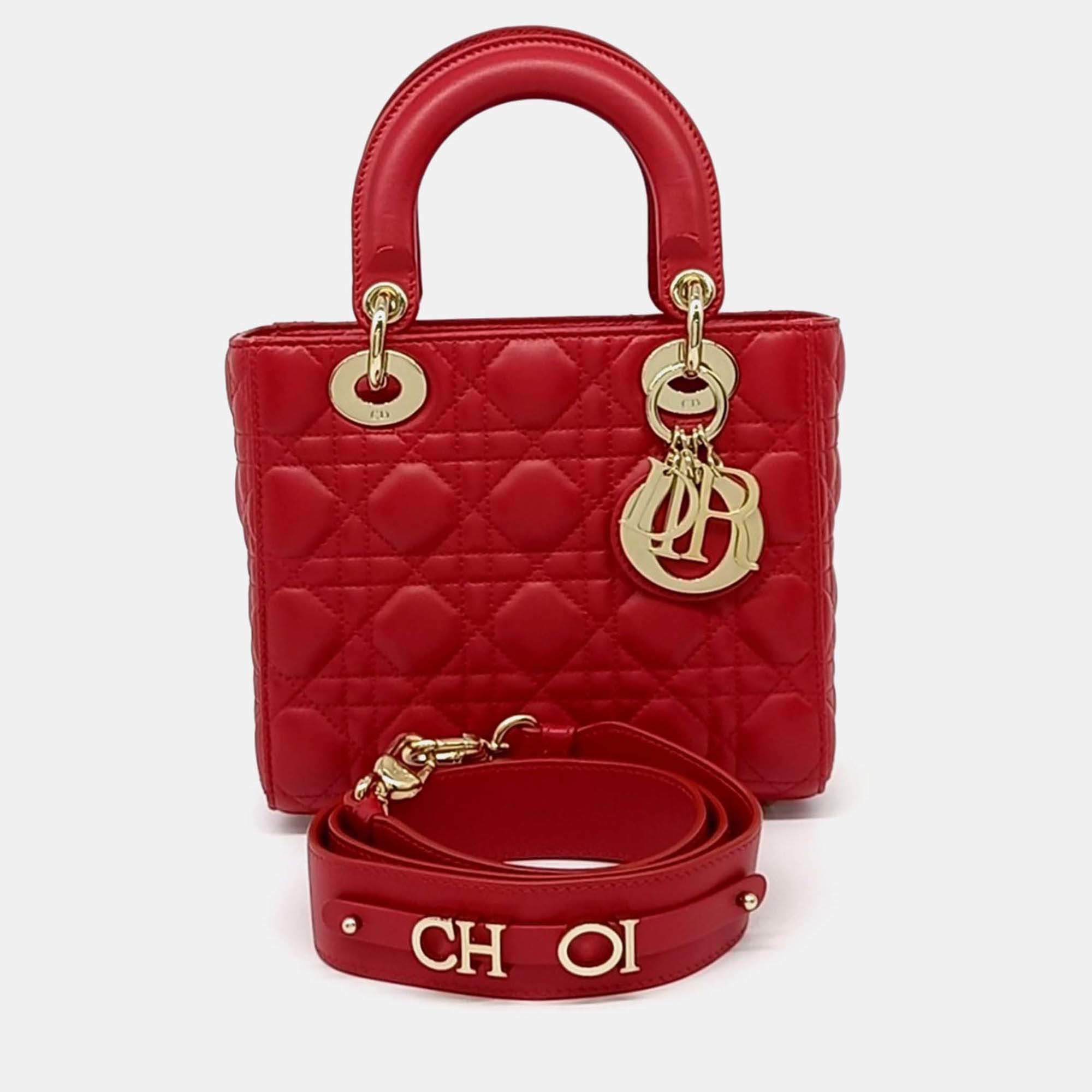 Pre Owned Christian Dior Lady Bag Small