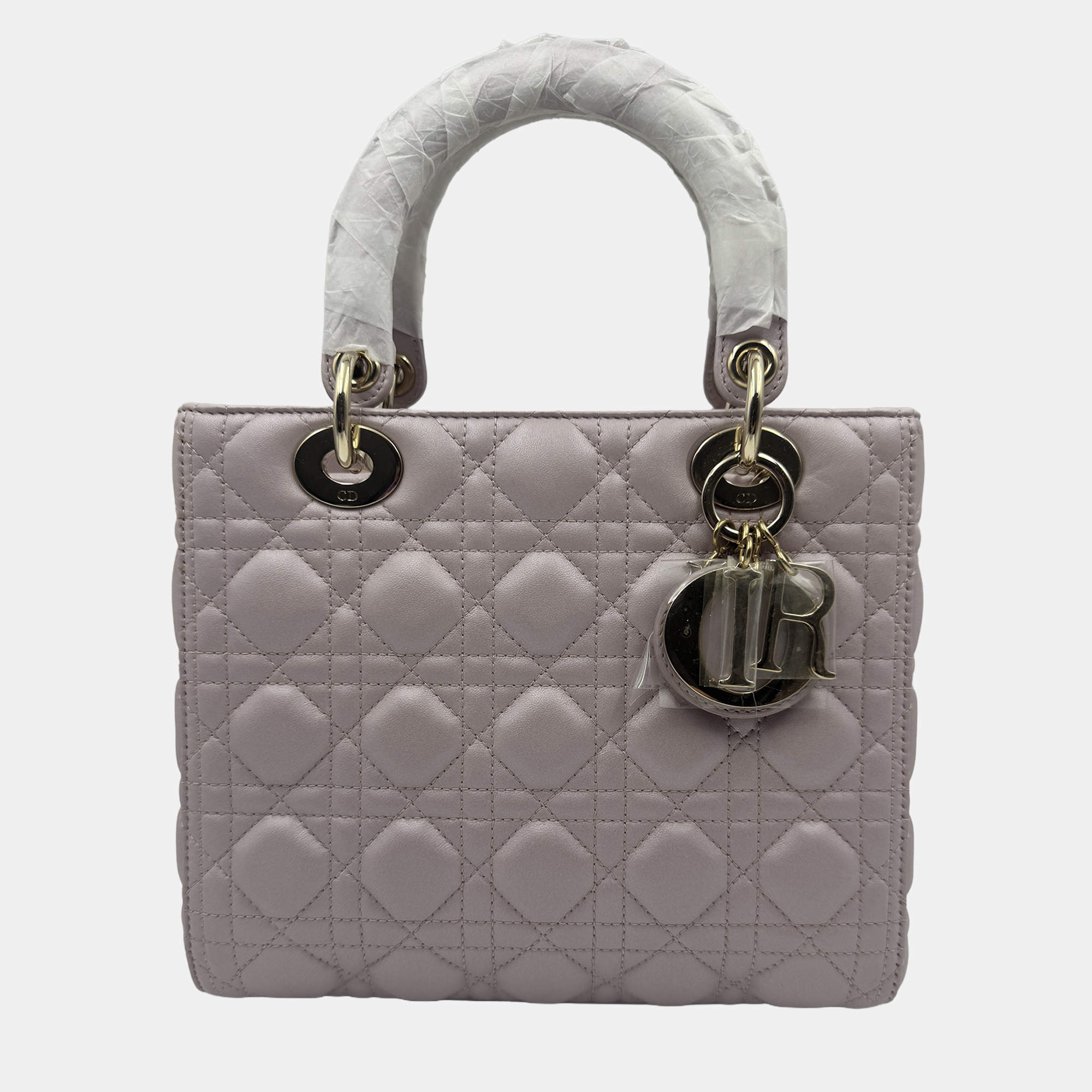 Pre Owned DIOR LADY DIOR pink medium