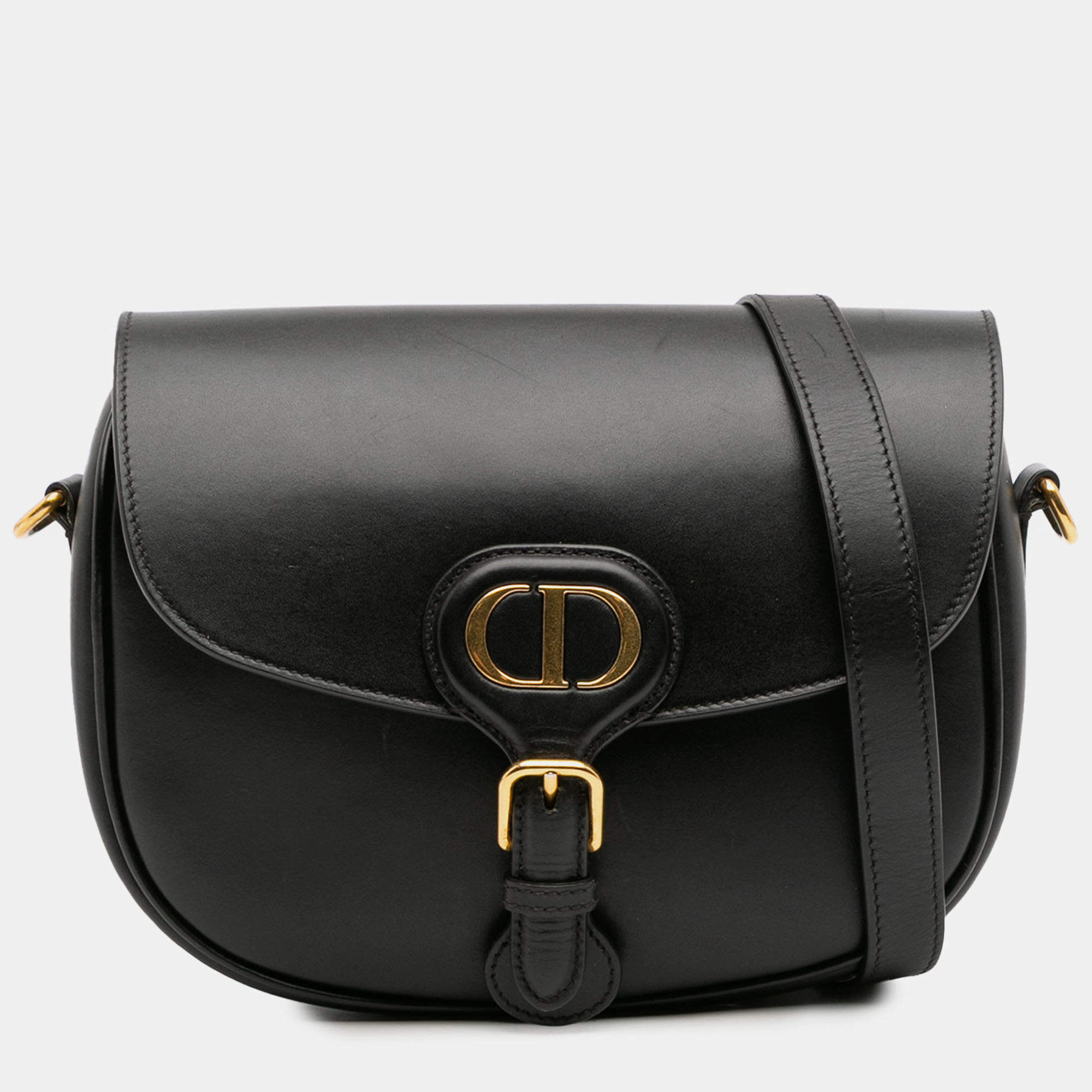Pre Owned Dior Black Medium Leather Bobby Crossbody