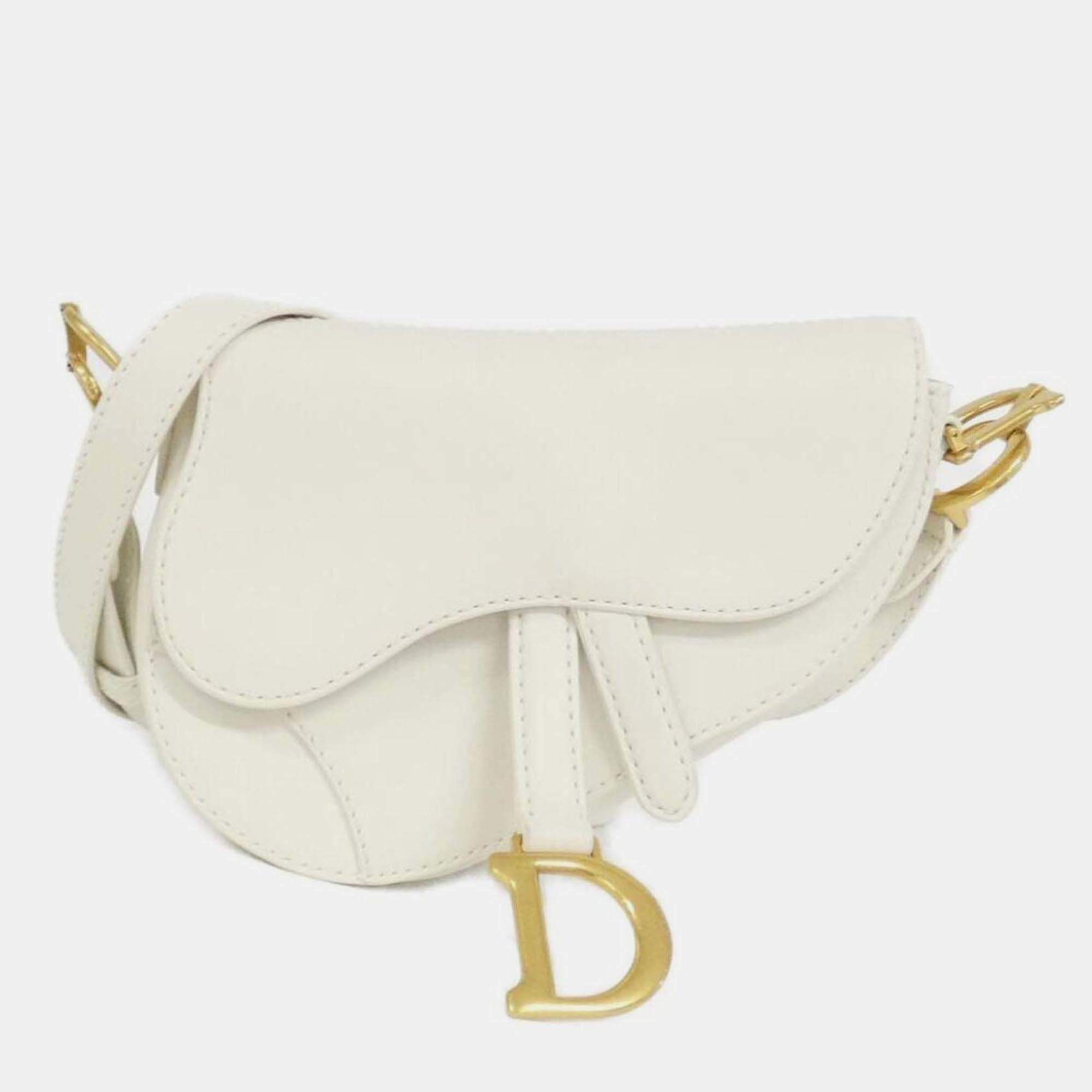 Pre Owned Christian Dior Saddle Soft Mini Shoulder Bag