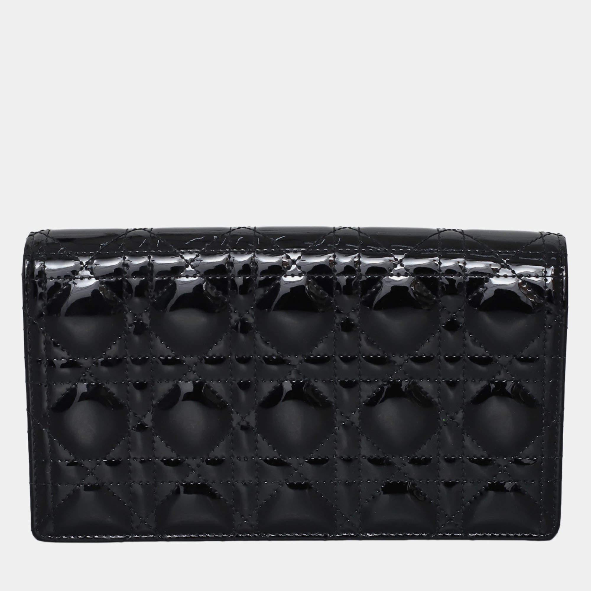Pre Owned Patent Lady Dior Pouch