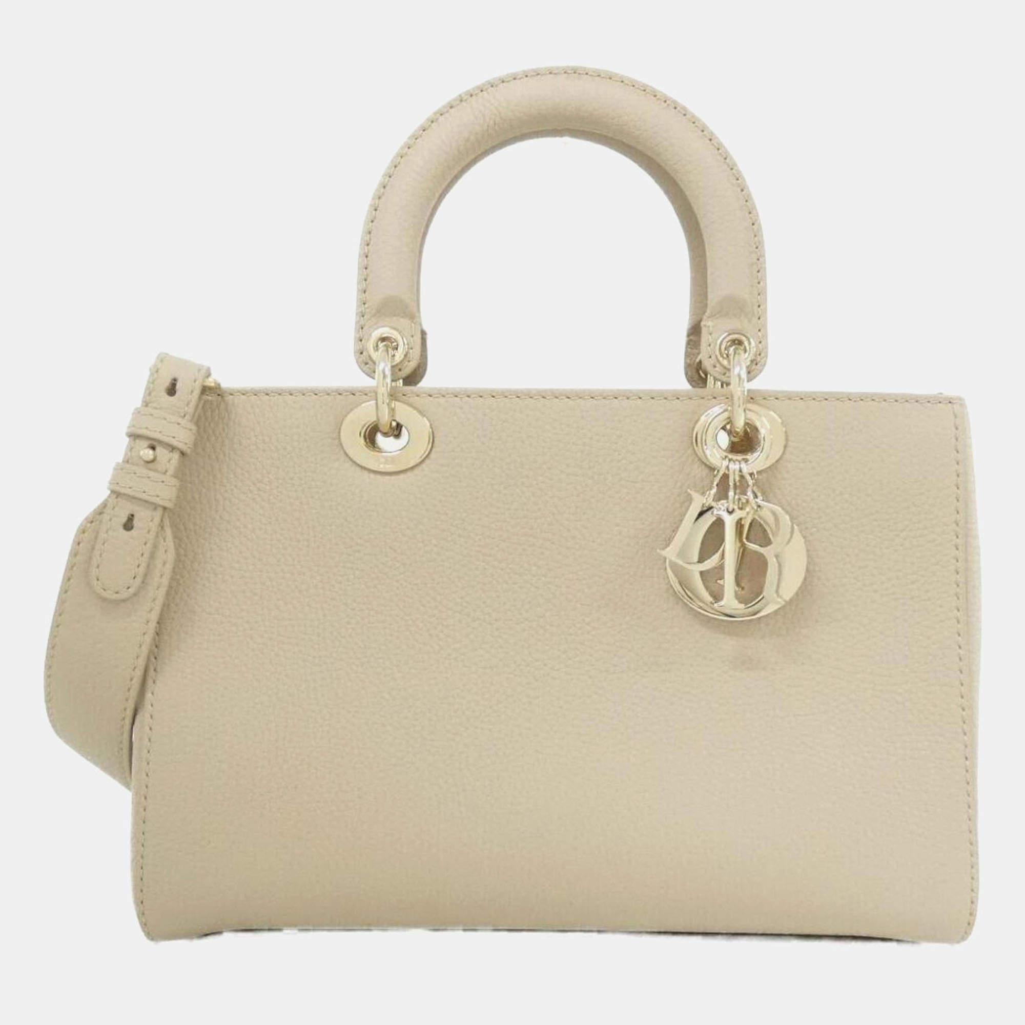 Pre Owned Christian Dior Lady D-Sire Medium Handbag
