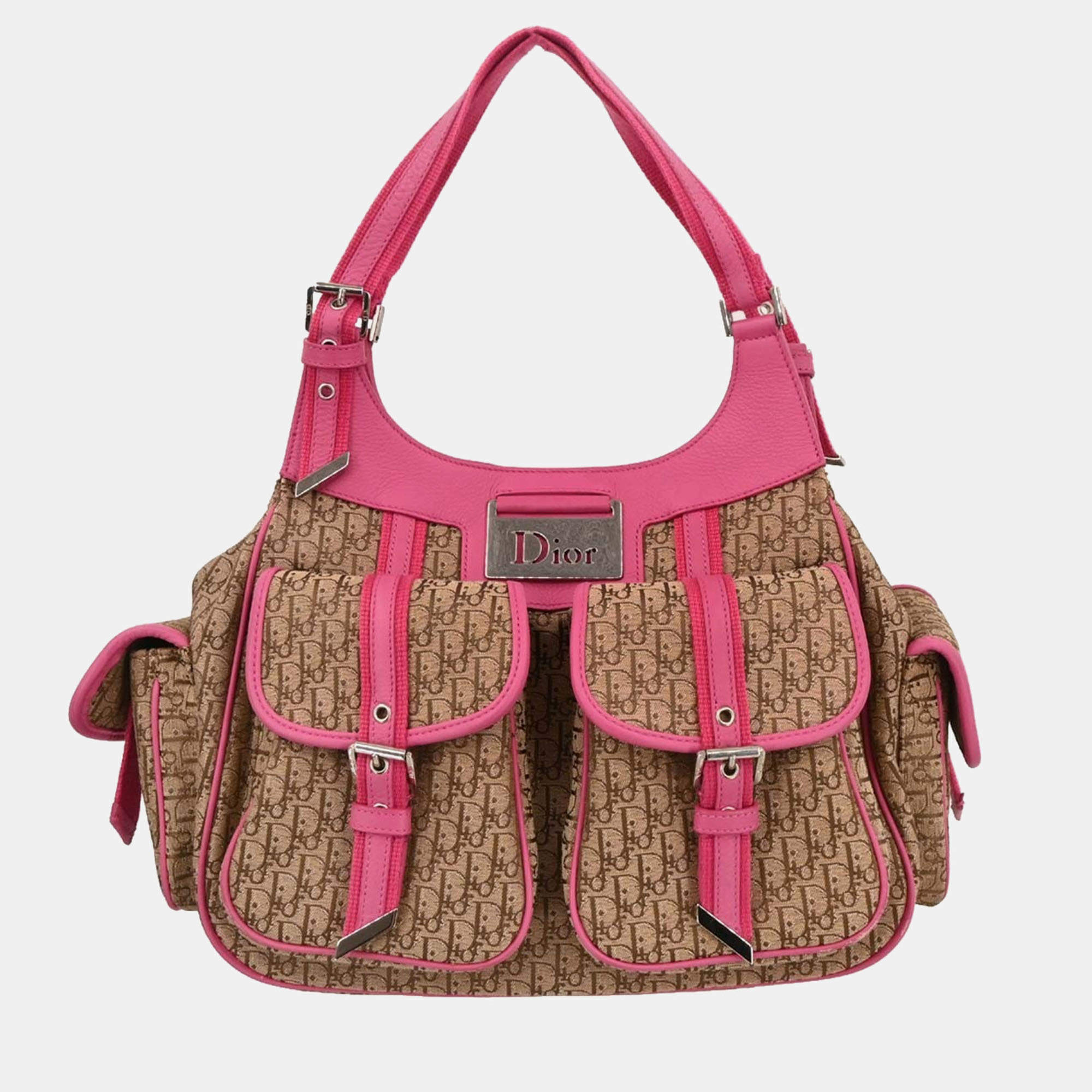 مملوكة مسبقًا Christian Dior Beige Trotter Handbag