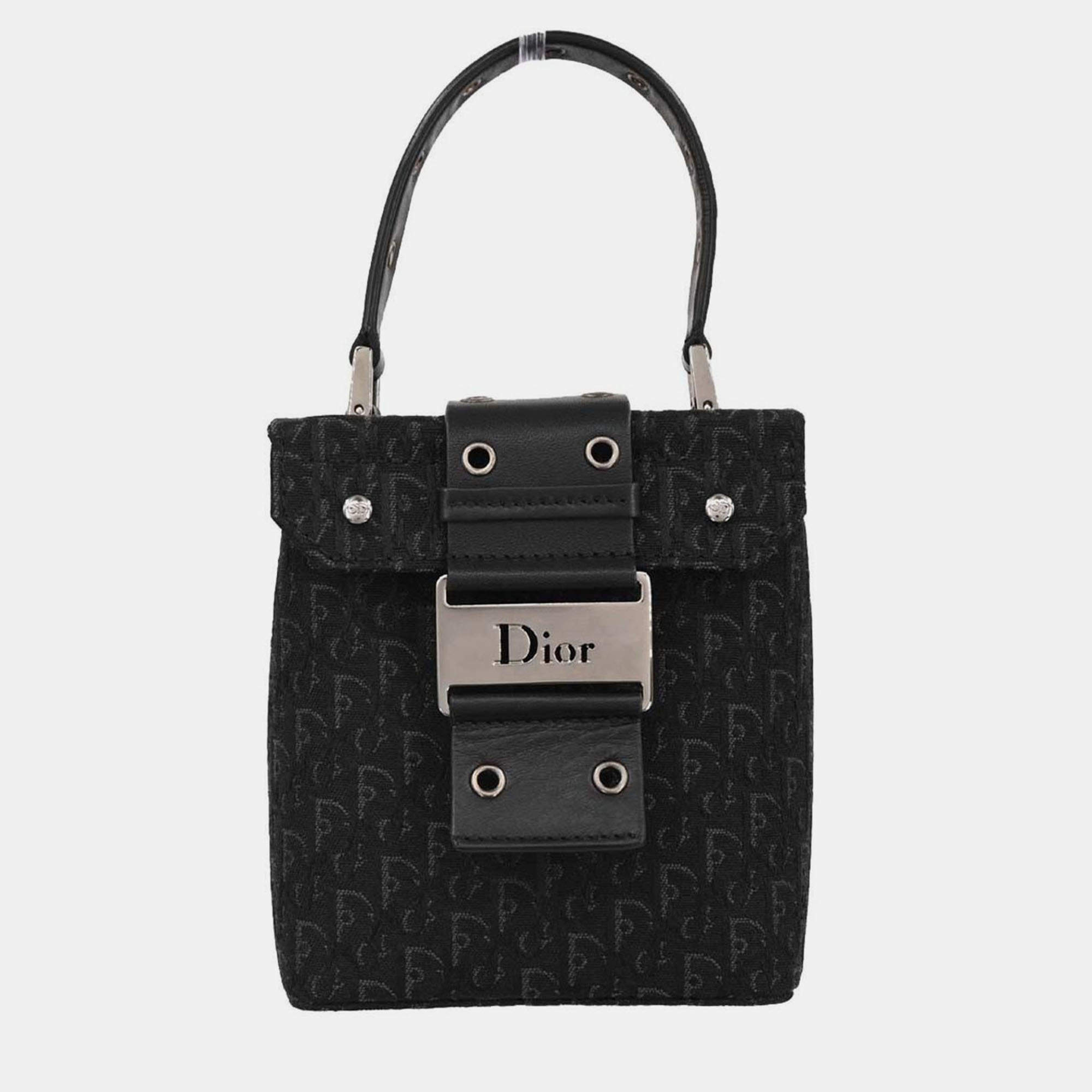 مملوكة مسبقًا Christian Dior Black Street Chic Trotter Handbag