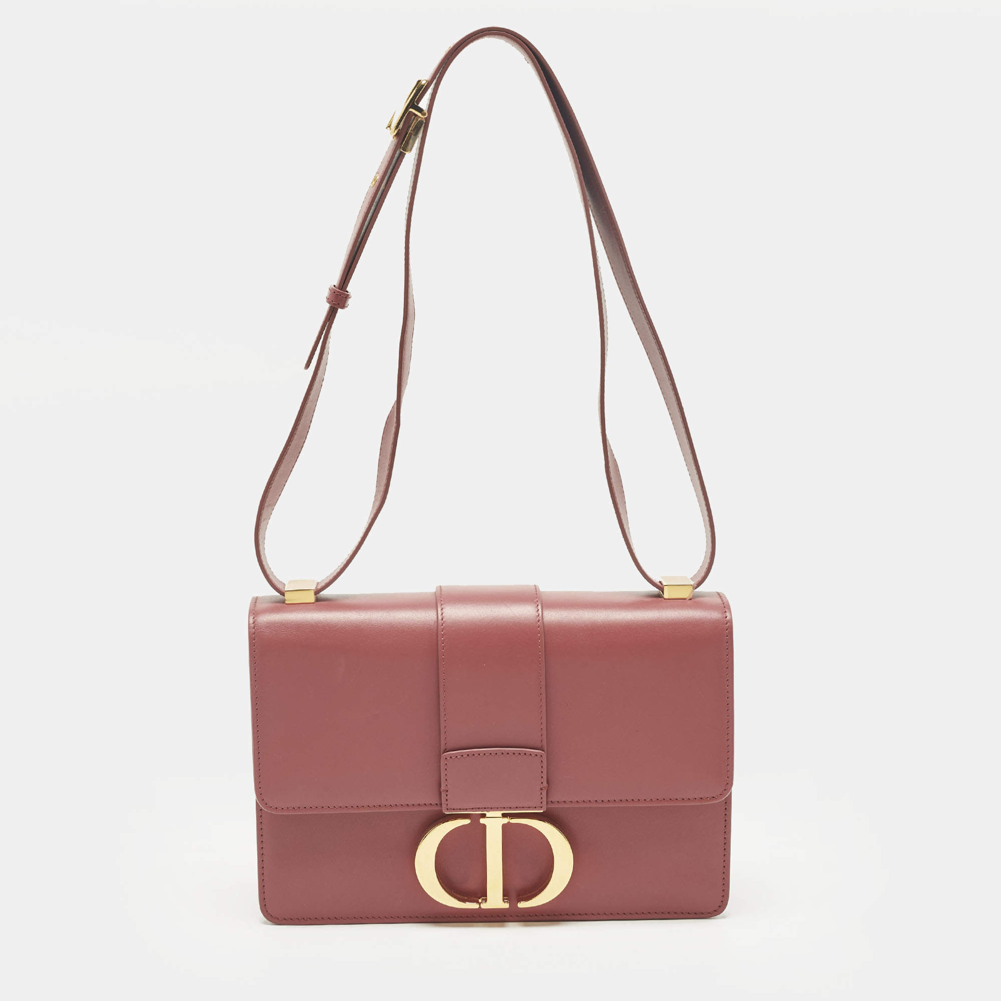مملوكة مسبقًا Dior 30 Montaigne Old Rose Leather Shoulder Bag