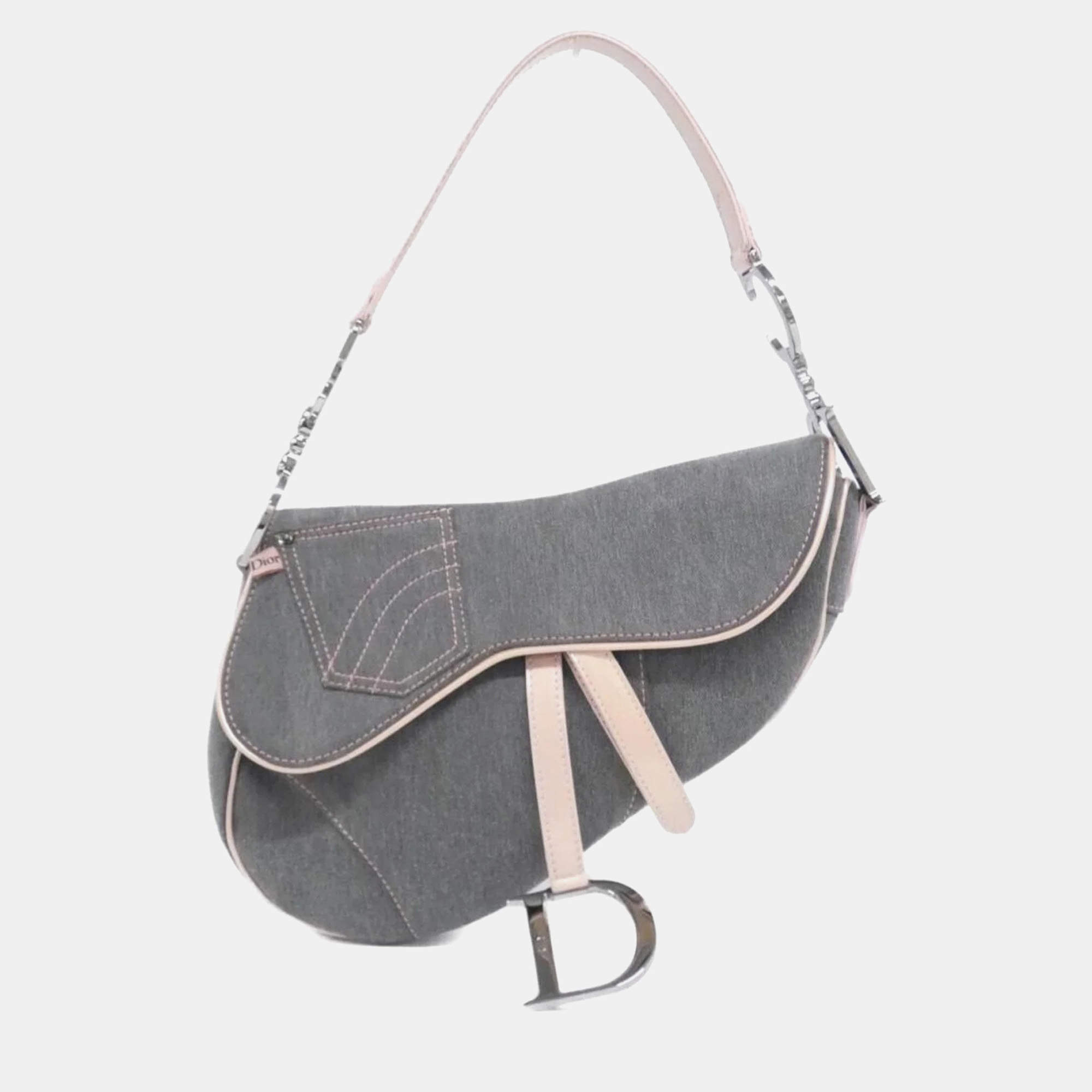 Pre Owned Christian Dior Saddle Shoulder Bag