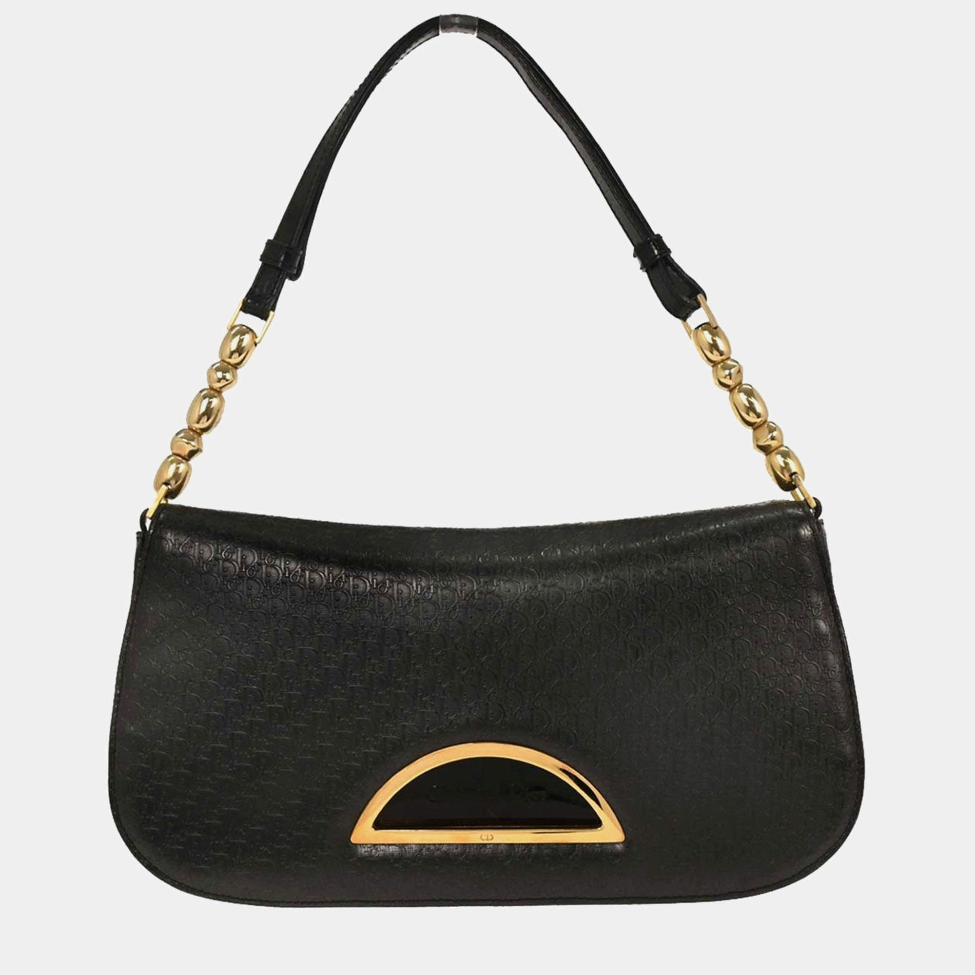 Pre Owned حقيبة يد كريستيان ديور تروتر رمادية ماليس