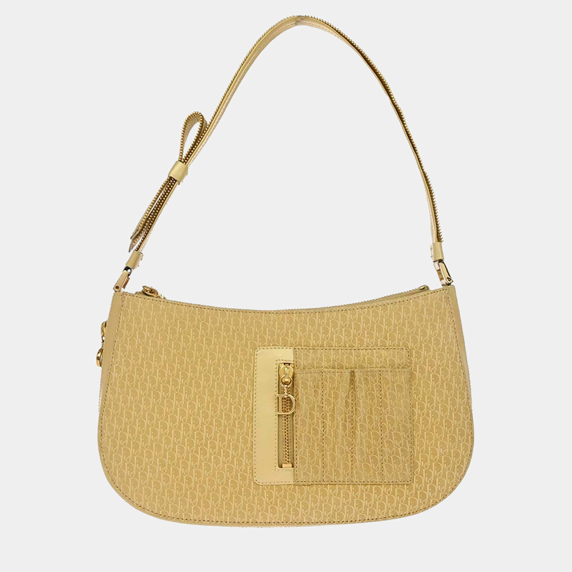 Pre Owned حقيبة كريستيان ديور تروتر شامواه بيج