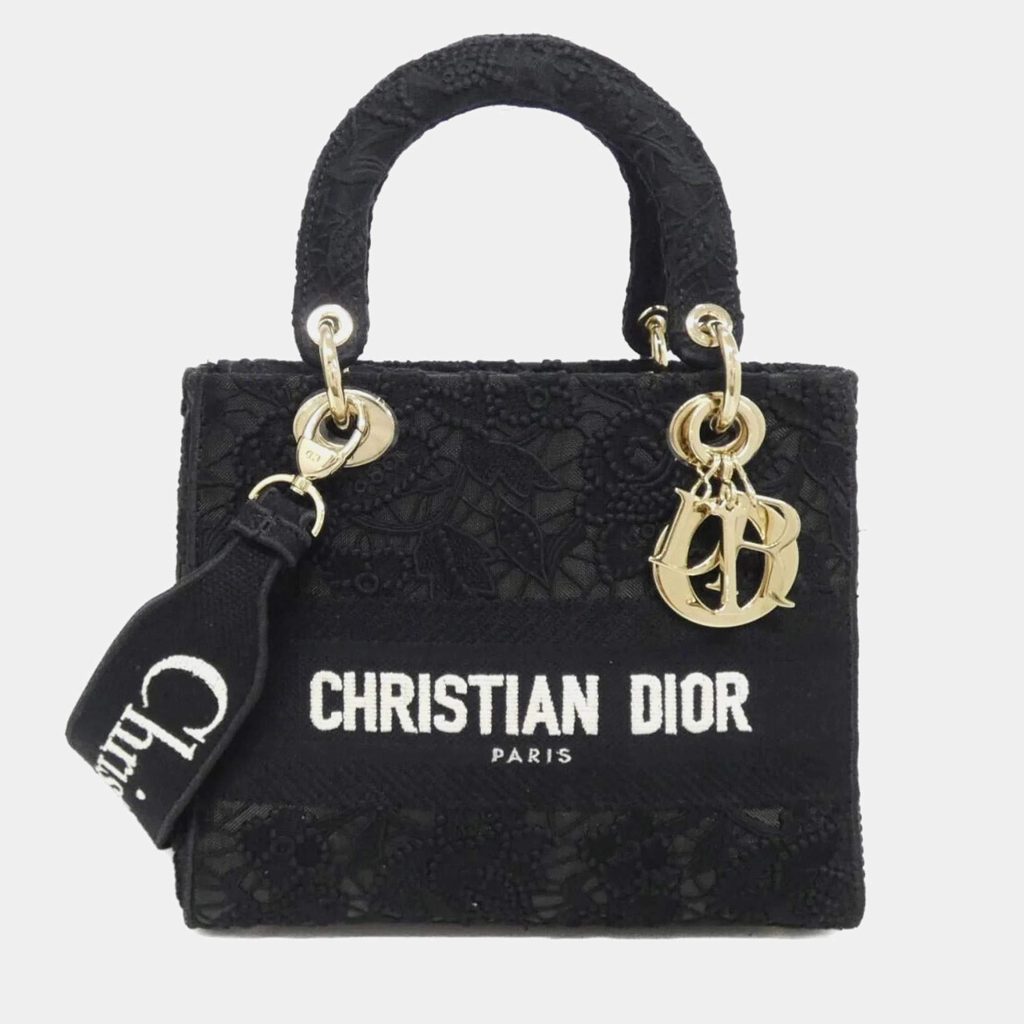 مملوكة مسبقًا Christian Dior D-Lace Lady D-Light Medium Handbag