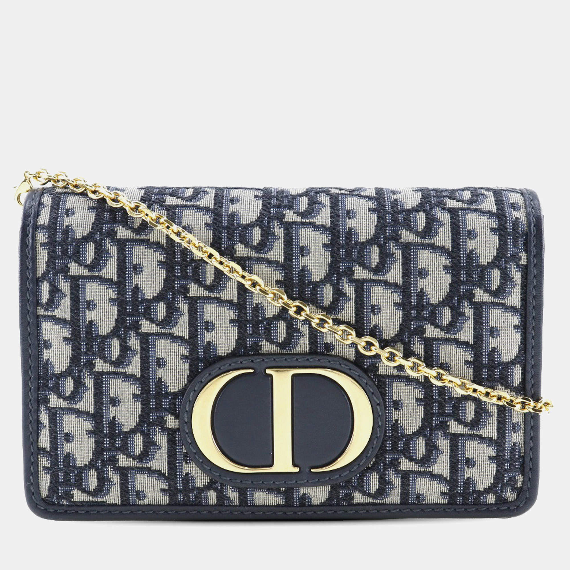مملوكة مسبقًا Dior Blue Oblique 30 Montaigne 2 in 1 Pouch
