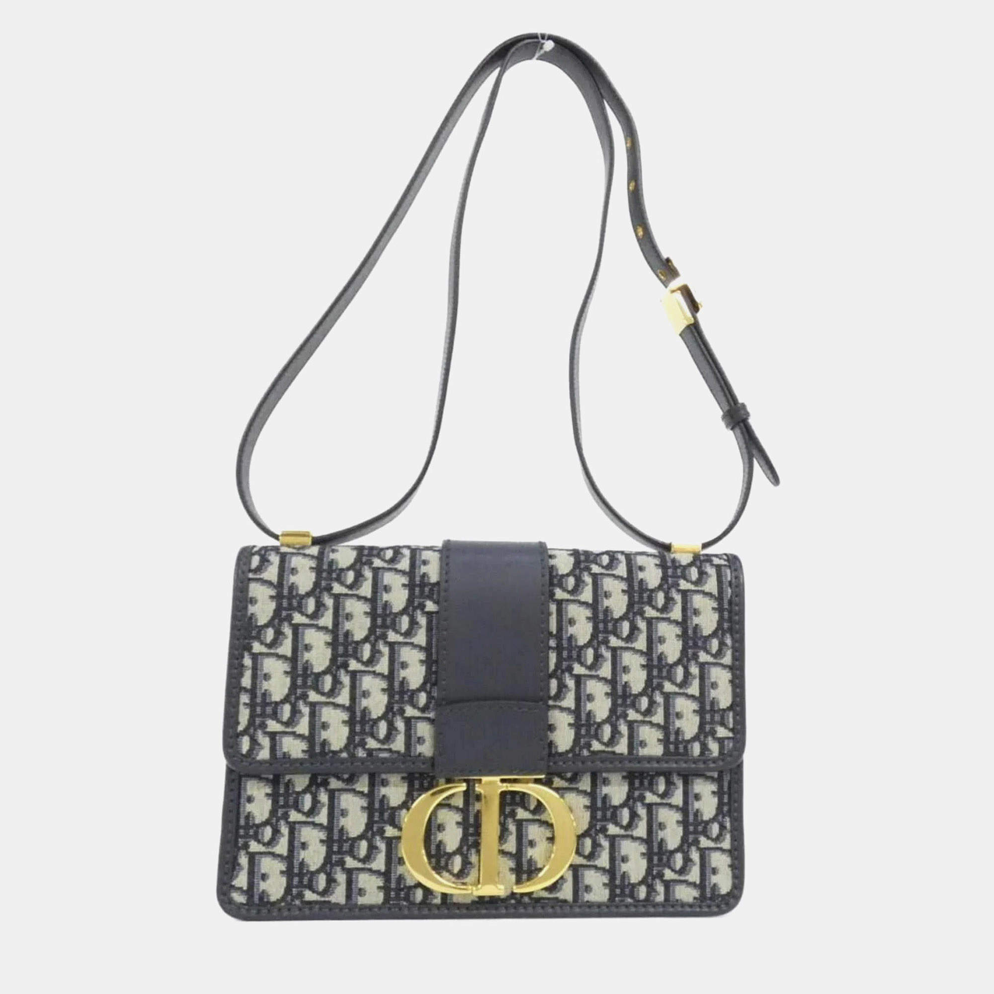 مملوكة مسبقًا حقيبة كتف مونتجين 30 قماش أوبليك كريستيان ديور