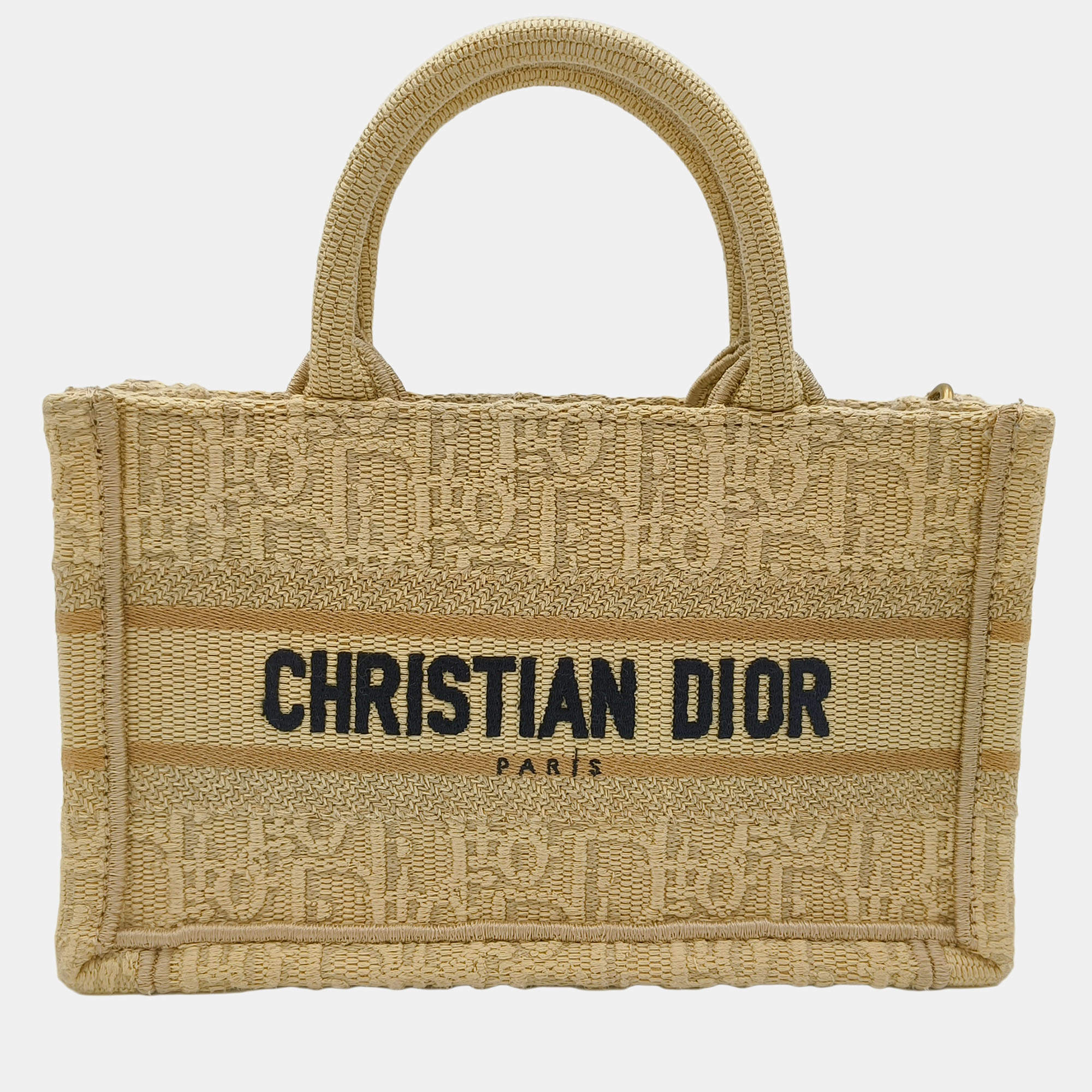 Pre Owned Dior Mini Book Tote with Strap