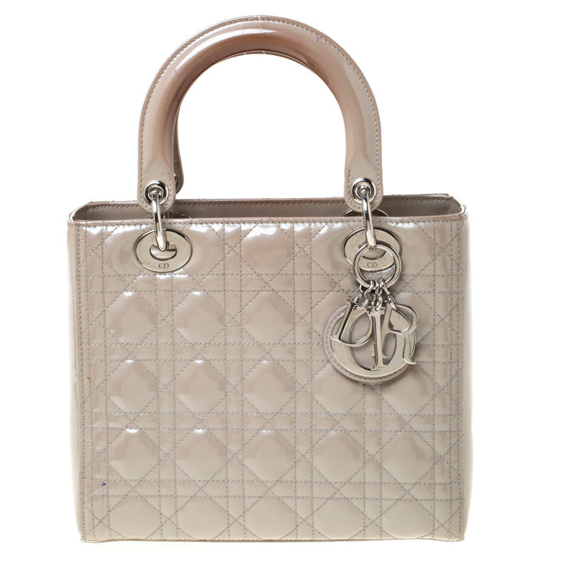 View Lady Dior Medium Grey Gif