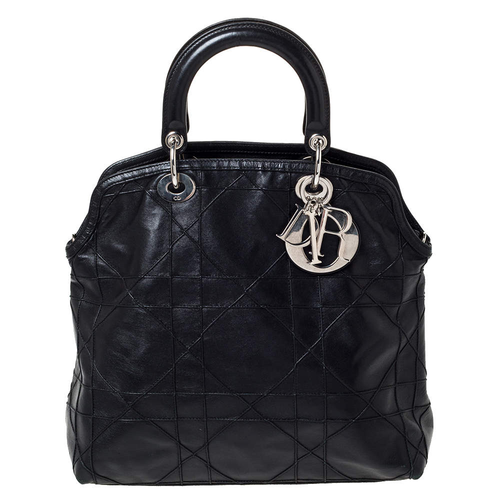 dior tote bag black