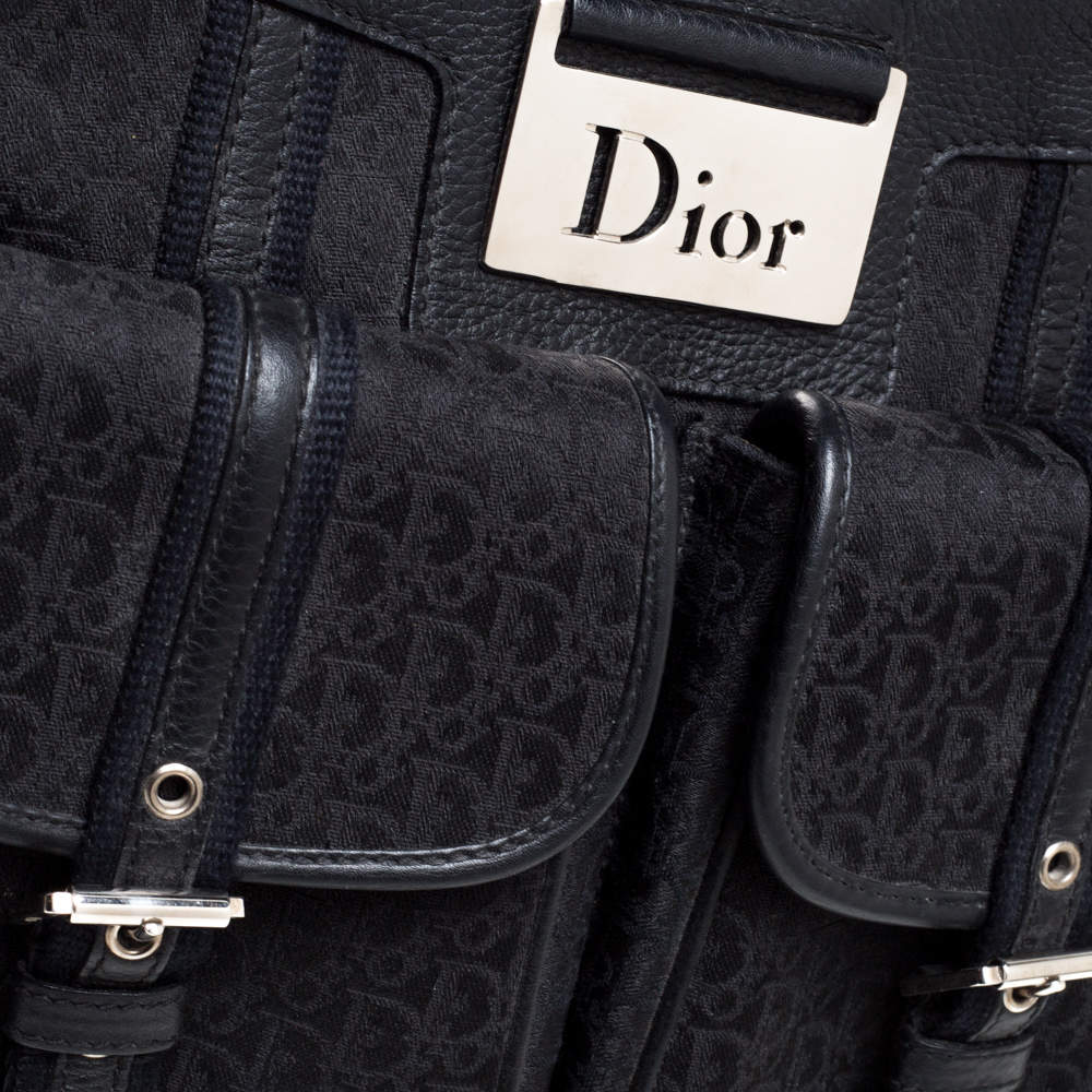 Black Oblique Embroidery Dior Book Tote - Leather Tote Bag for Women – Luxe  Tas