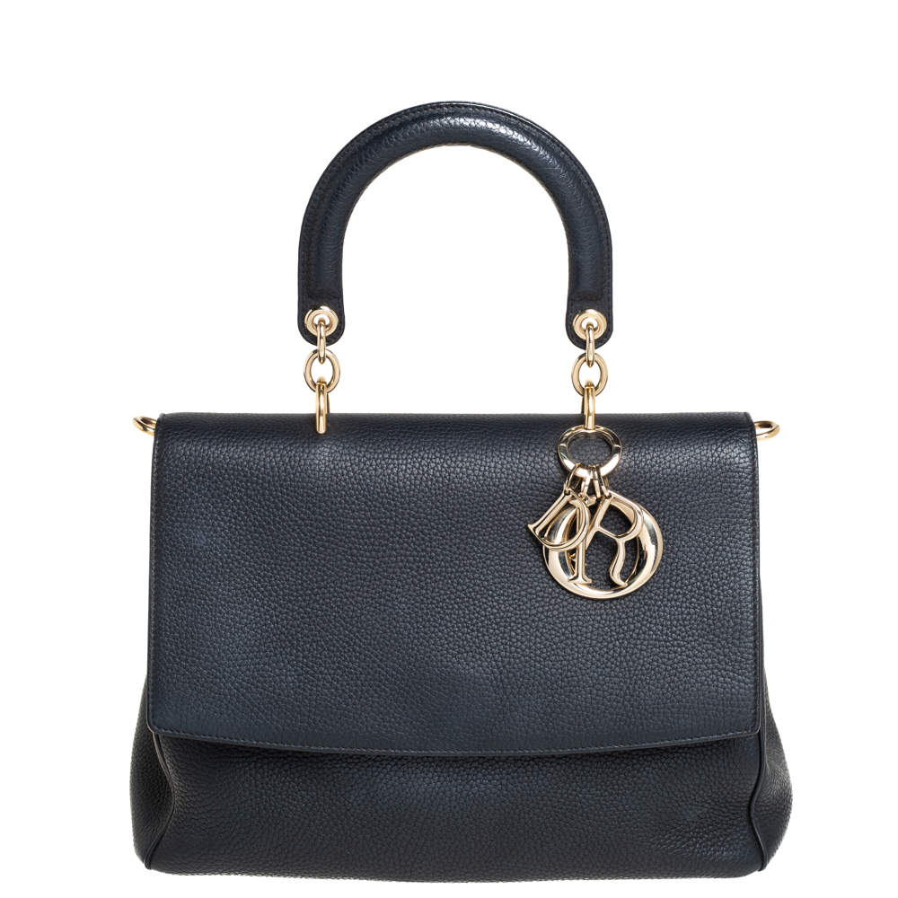 مملوكة مسبقًا Dior Black Leather Medium Be Dior Flap Bag