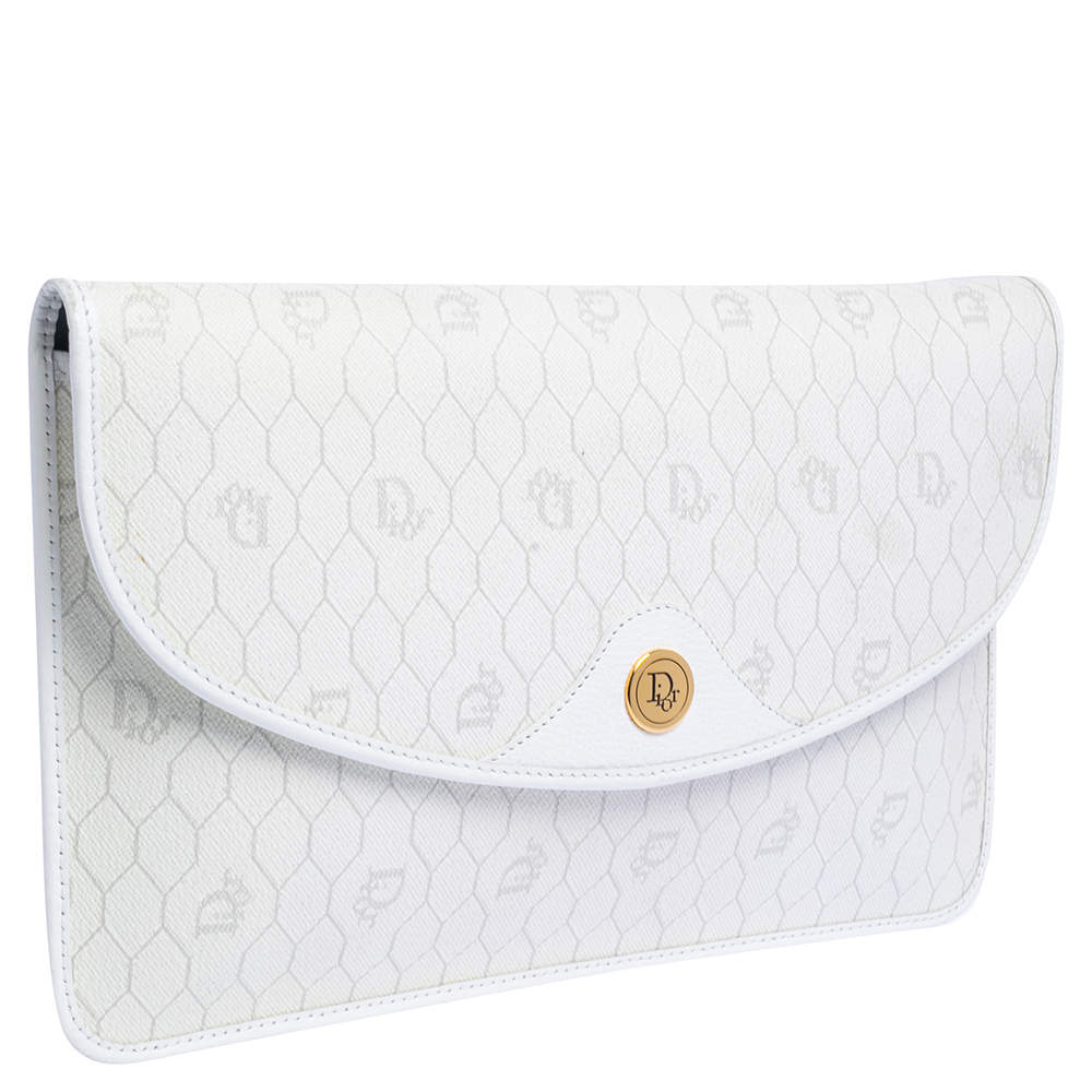 Dior Lady White Quilted Clutch  Brand Stories