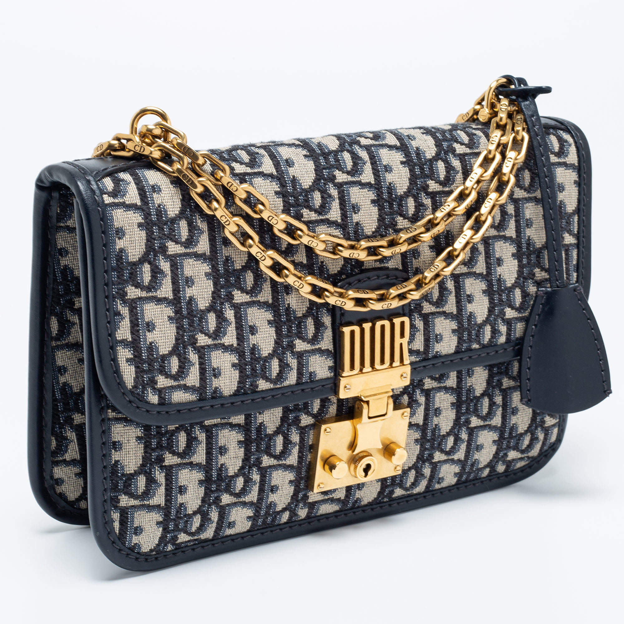 Dioraddict cloth handbag Dior Blue in Cloth - 31724194