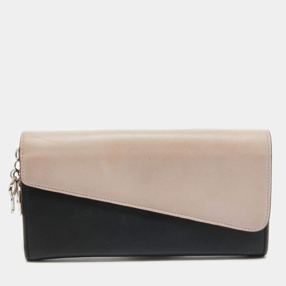 Saint Laurent Sulpice Colorblock Leather Shoulder Wallet