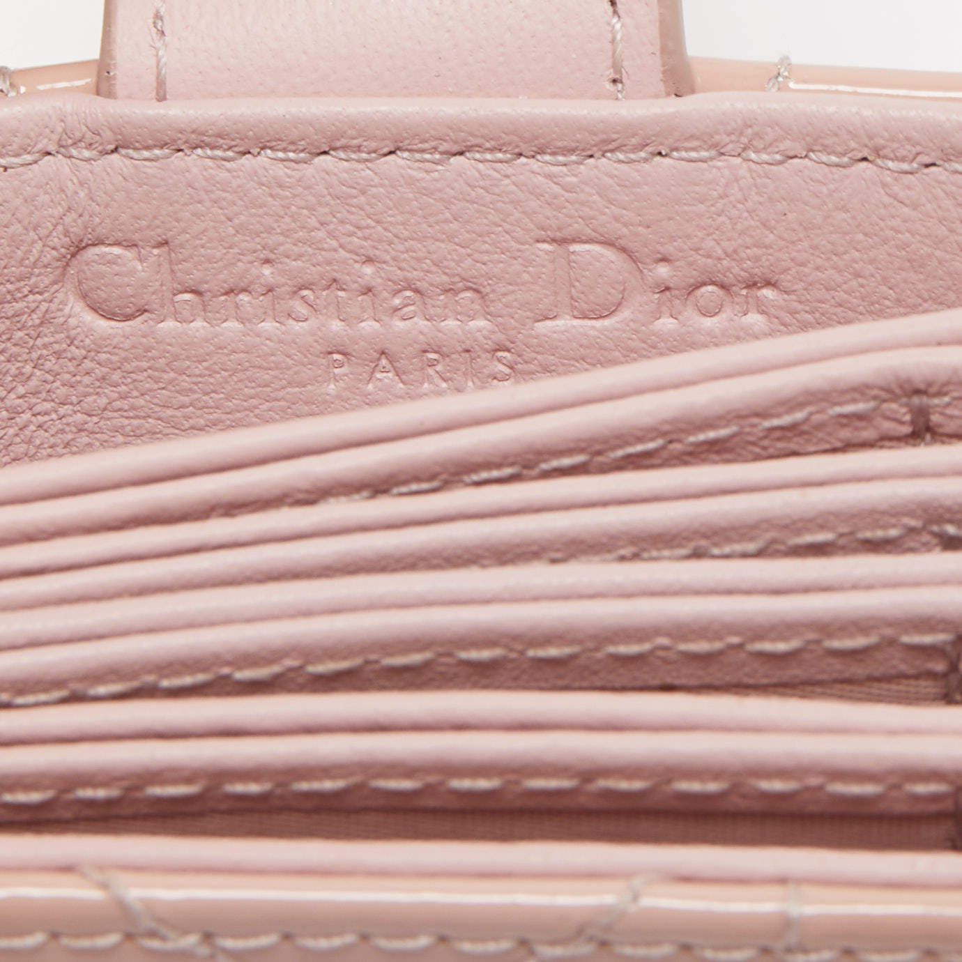 Dior 5 Gusset Card Holder in Pink Lambskin LGHW – Brands Lover